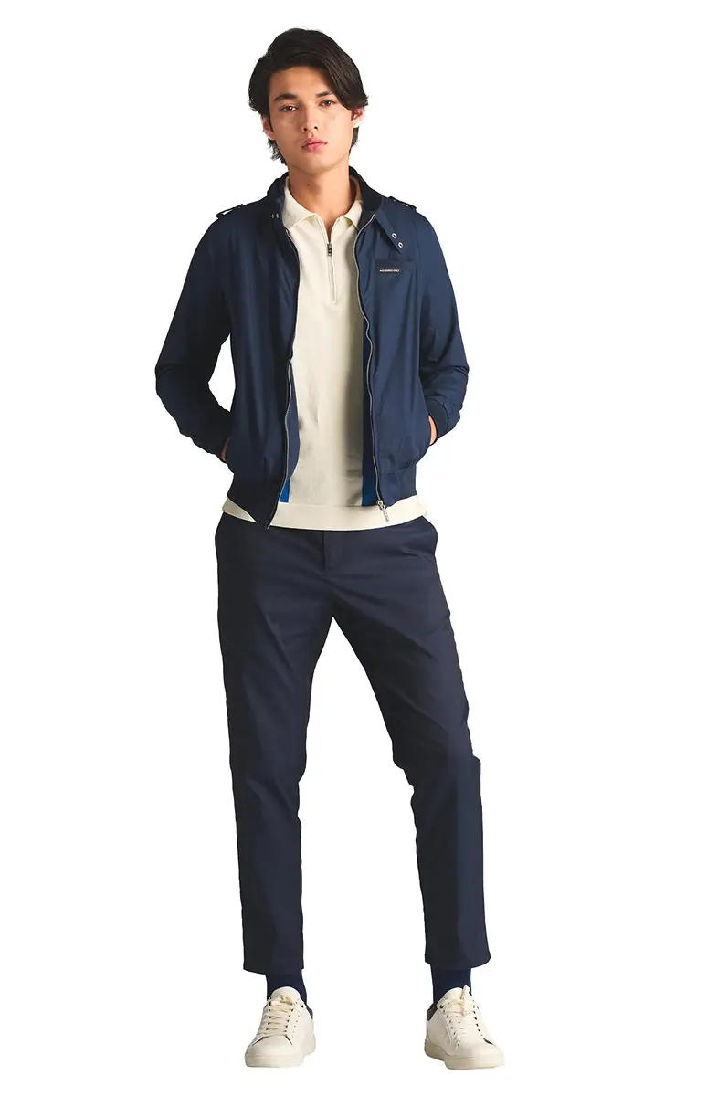 Members Only Original Iconic Racer Slim Fit Jacket for Men (Navy, XL) | Water-Resistant, Lightweight - view 4