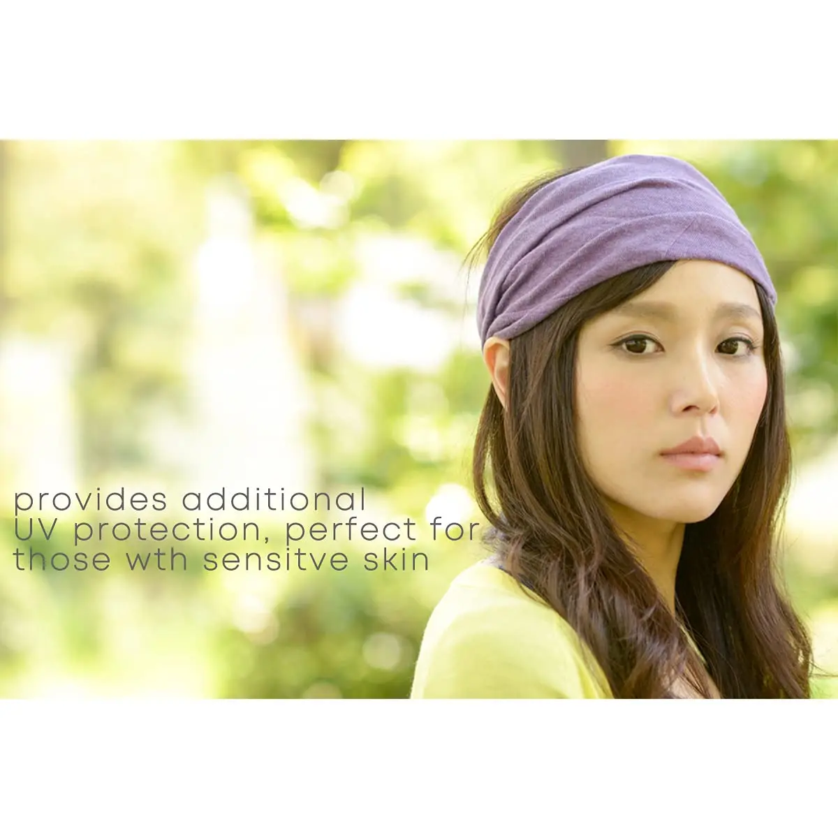 CHARM Organic Cotton Headband | Soft, UV-Resistant Yoga Hair Band for Sensitive Skin (8.3in x 5.9in) - view 7