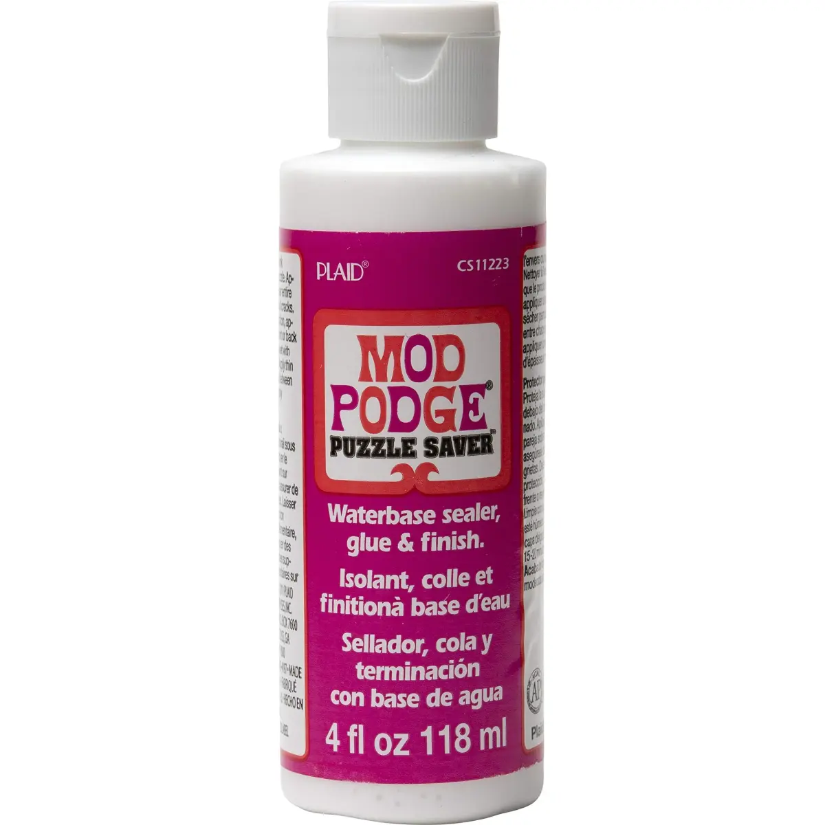 Mod Podge Puzzle Saver Glue Sealer Finish 4 oz (118ml) | Preserves Puzzles Permanently - main product image