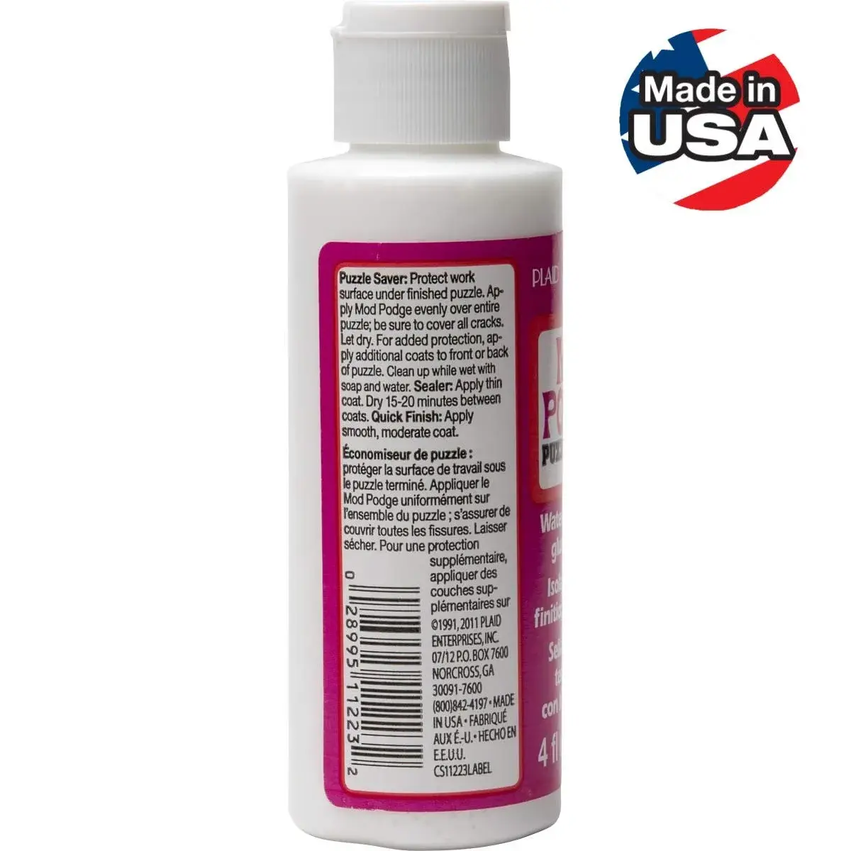 Mod Podge Puzzle Saver Glue Sealer Finish 4 oz (118ml) | Preserves Puzzles Permanently - view 4