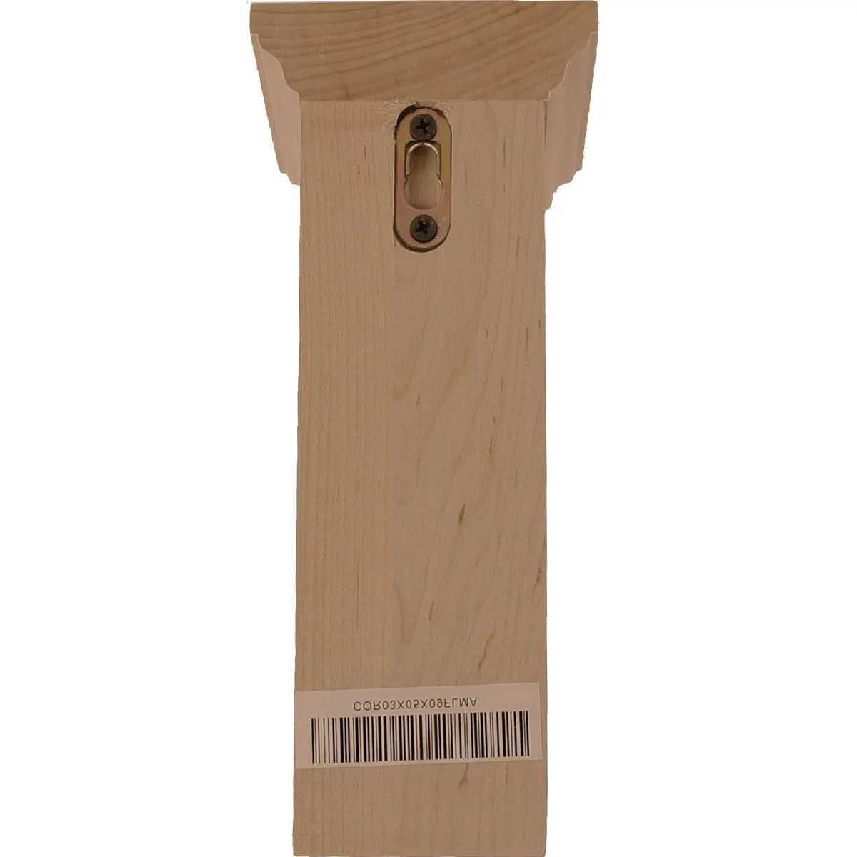 Ekena Millwork COR03X05X09FLLW 3 3/4-Inch W x 5 1/2-Inch D x 9 1/2-Inch H Small Floral Corbel, Lindenwood | Supports up to 250lbs - view 4
