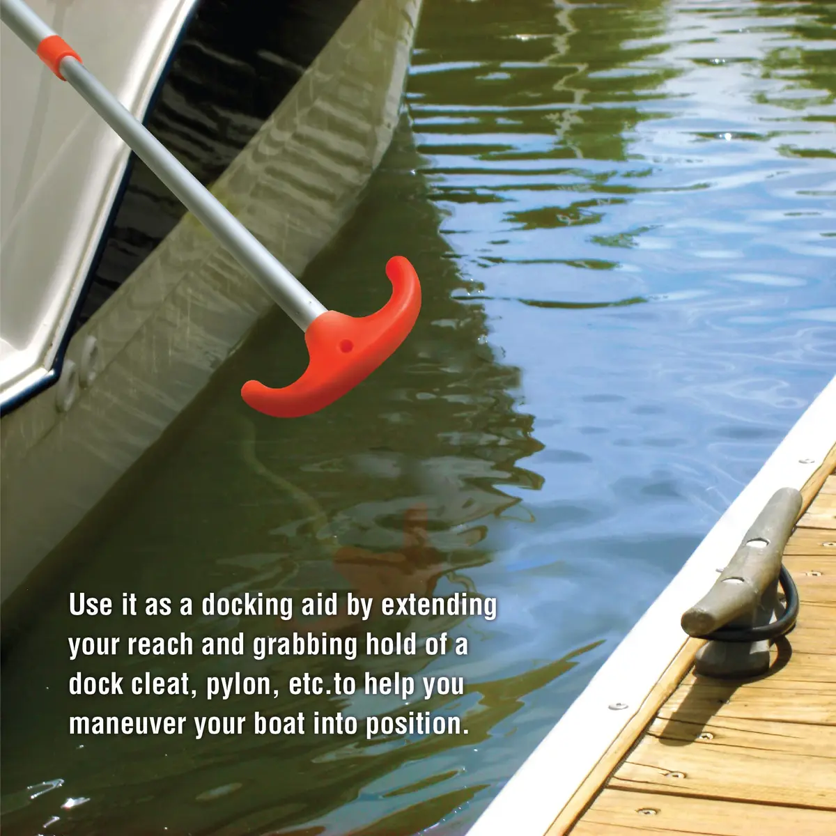 Seachoice Watercraft_Paddle 18-31 In. | Corrosion-Resistant Aluminum, Lightweight, Dual Purpose - view 4