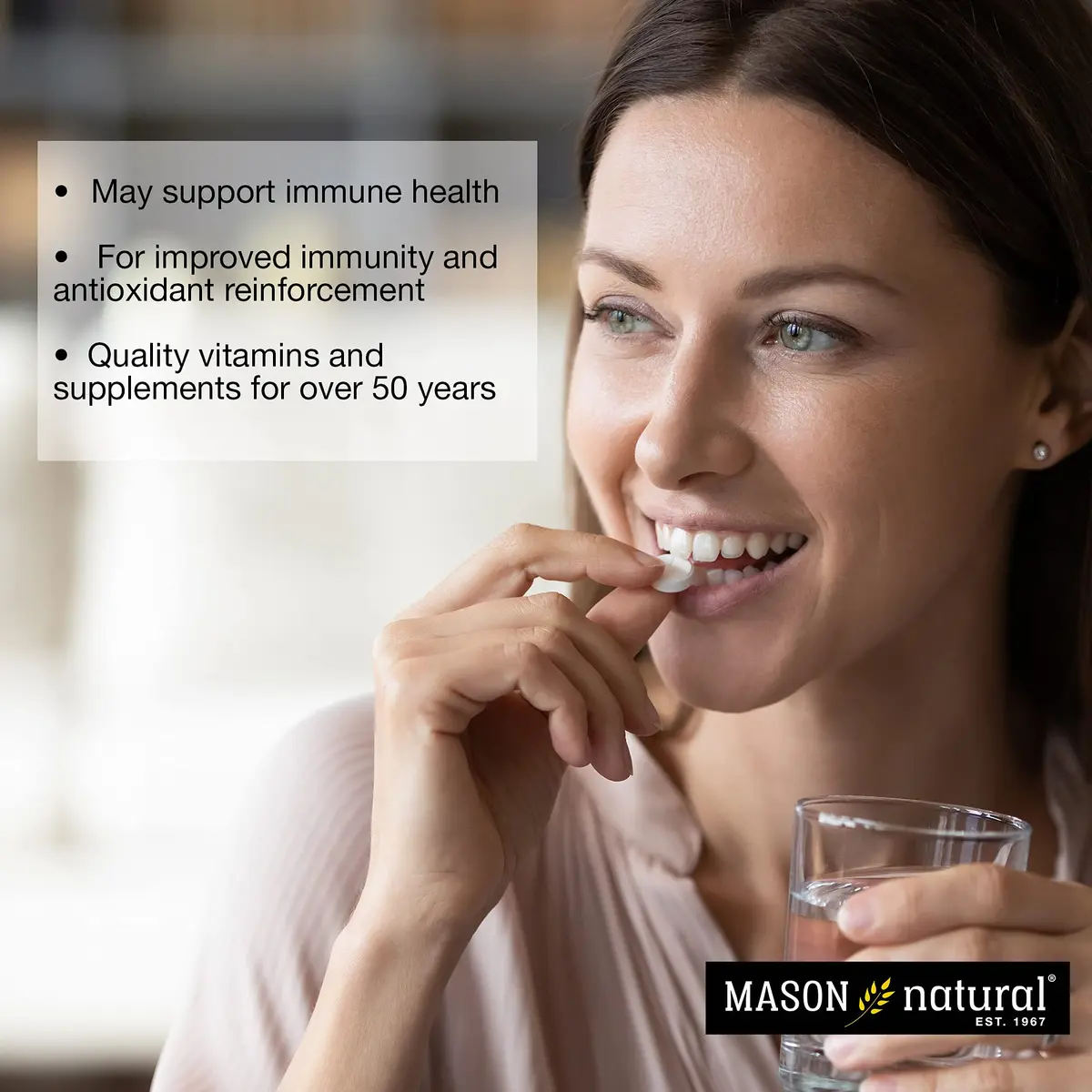 MASON NATURAL Vitamin C 500 mg | Immune Support & Collagen Production (100 Count) - view 6