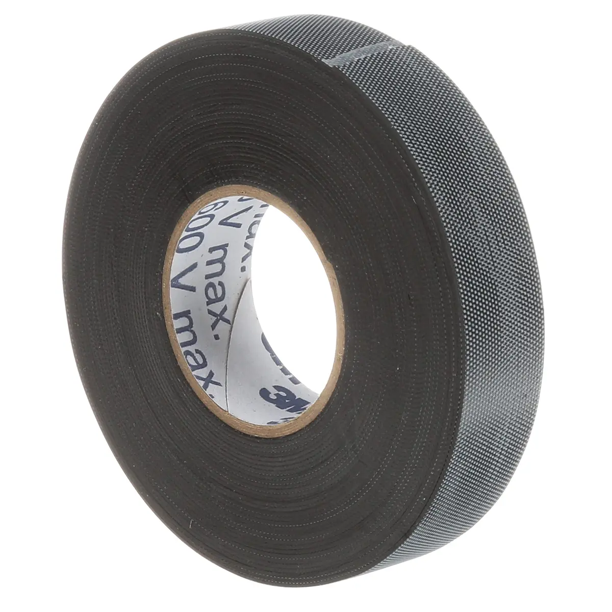 3M Temflex 2155 Rubber Splicing Tape 19mm (3/4") x 6.7m (22ft) Black | UL Listed 600V Electrical Insulation & Moisture Seal - view 3