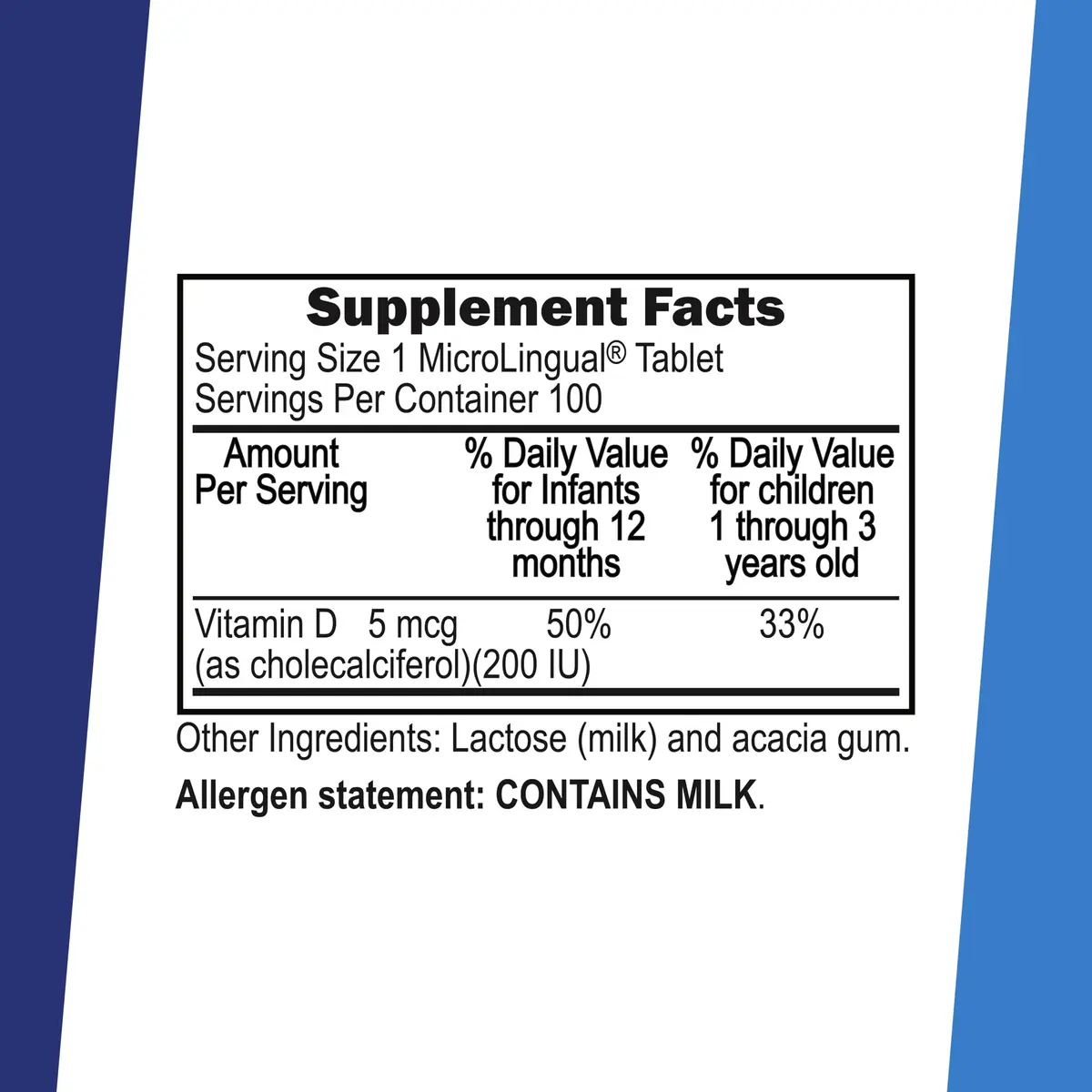 Superior Source Baby Vitamin D3 100 Ct | Supports Immune, Teeth & Bone Health - view 2