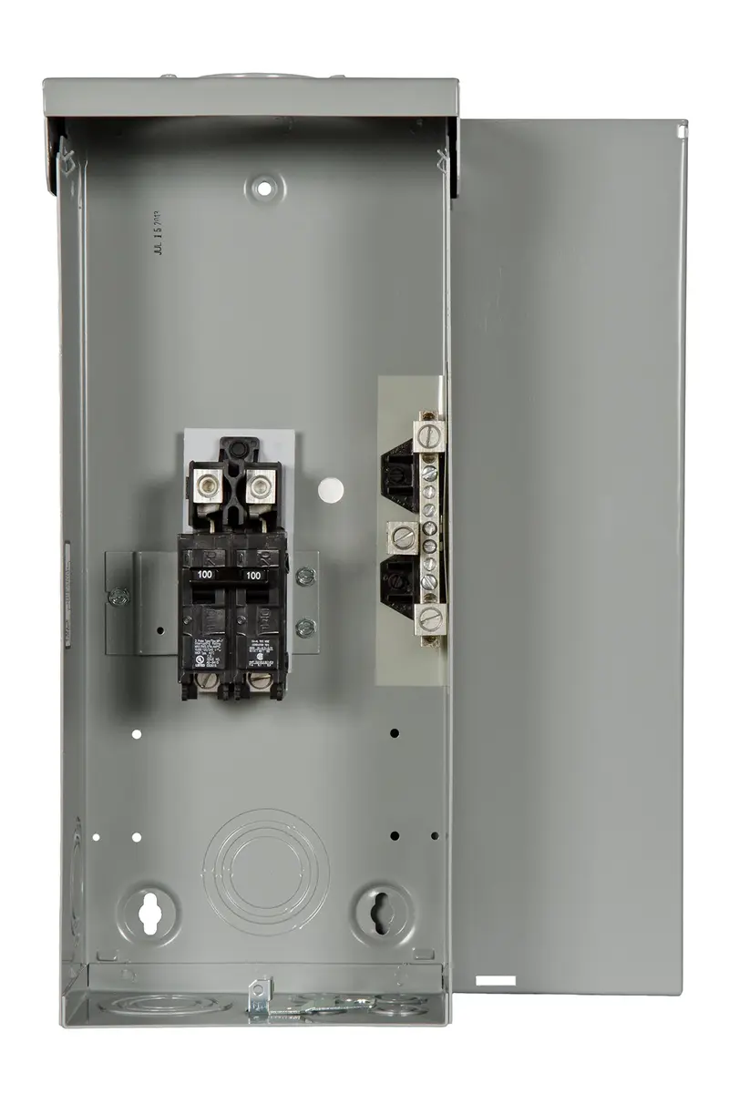 SIEMENS 100 Amp Outdoor Circuit Breaker Enclosure | 2-Space 2-Circuit Load Center, Single Phase - main product image