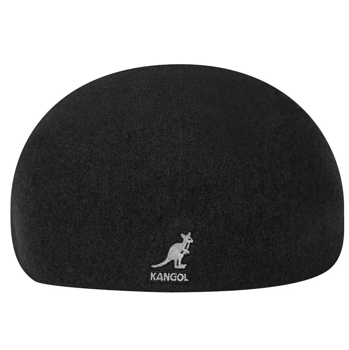Kangol Seamless Wool 507 Flat Cap Black | Classic Wool Newsboy Cap for Men & Women - view 5
