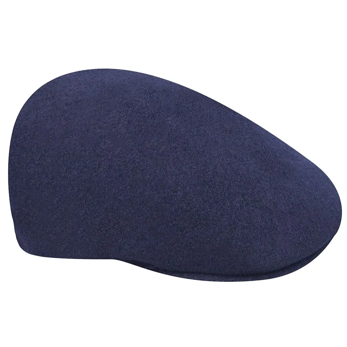 Kangol Seamless Wool 507 Flat Cap Dark Blue | Classic Newsboy Style for Men & Women - view 7