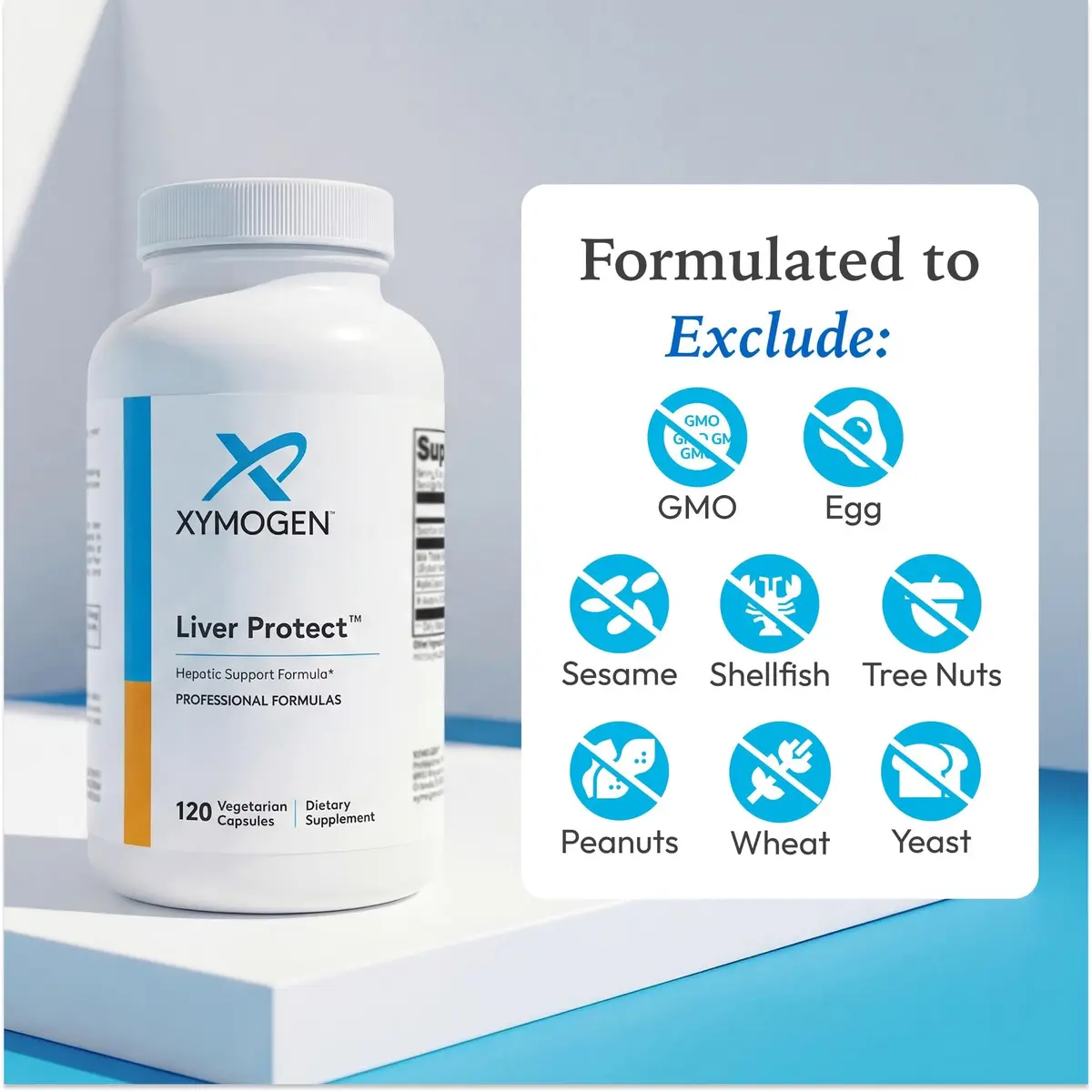 XYMOGEN Liver Protect 120 Capsules | Supports Liver & Glutathione Production - view 6