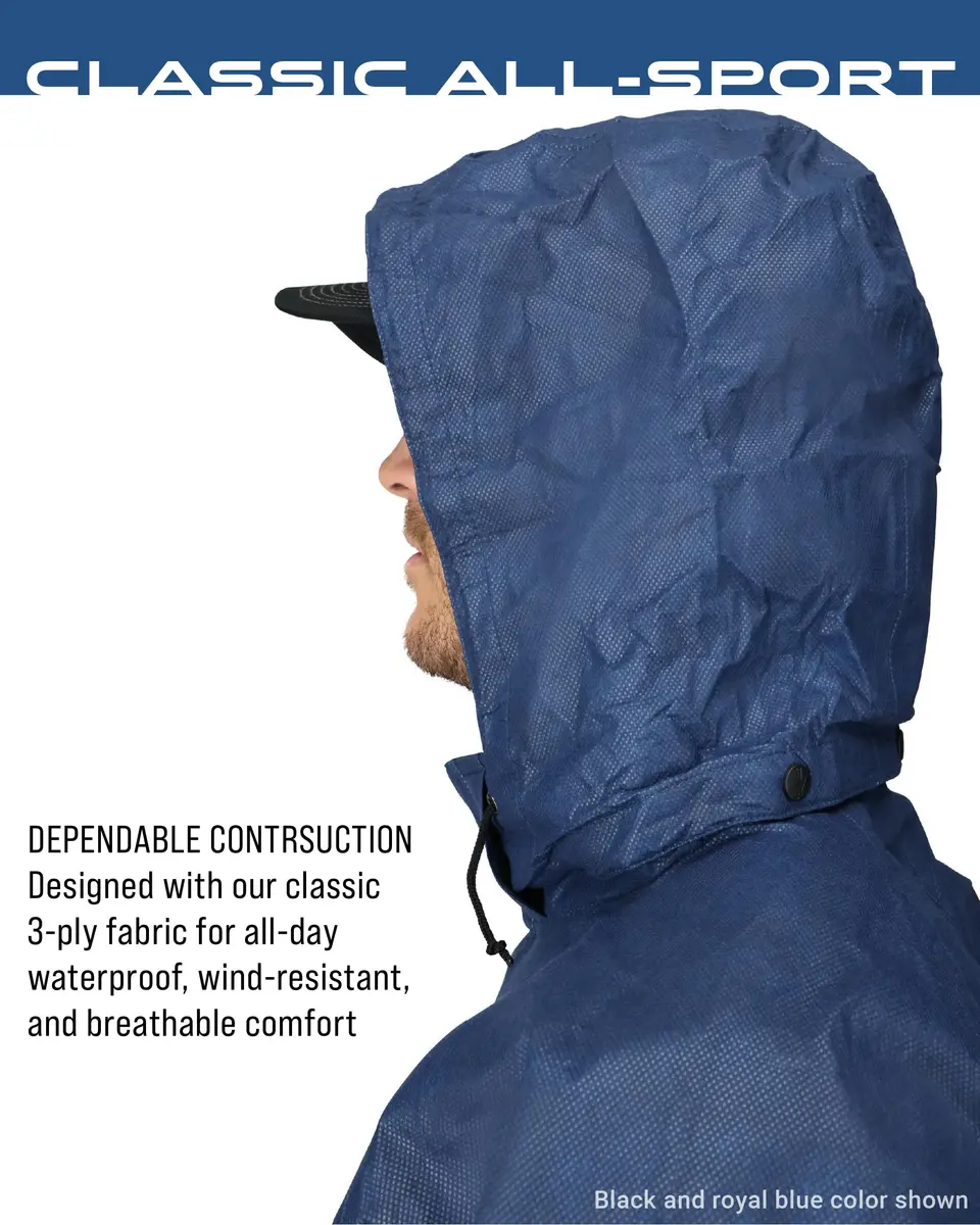 FROGG TOGGS Men's Classic All-Sport Waterproof Breathable Rain Suit Large - view 5
