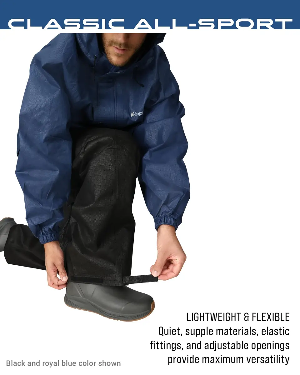 FROGG TOGGS Men's Classic All-Sport Waterproof Breathable Rain Suit Large - view 6