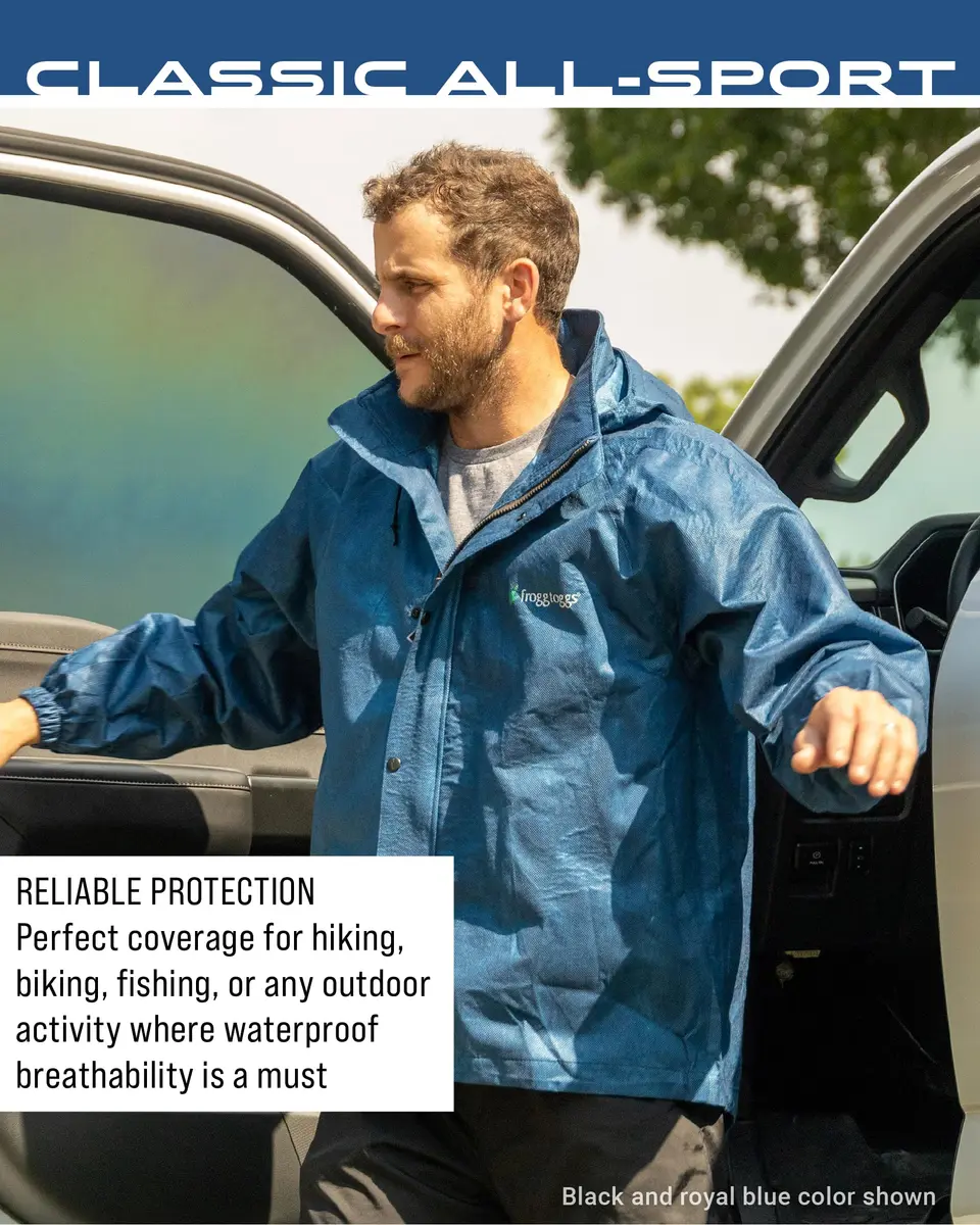 FROGG TOGGS Men's Classic All-Sport Waterproof Breathable Rain Suit Large - view 2