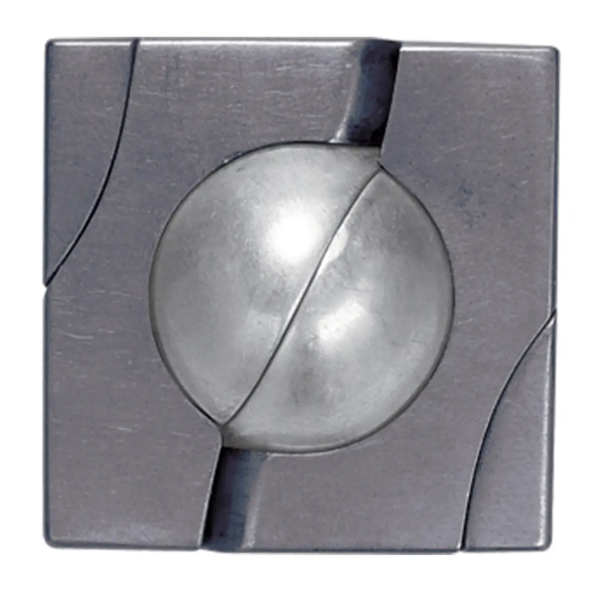 Bepuzzled Marble Hanayama Metal Brainteaser Puzzle Level 4 | 113g (4 oz) - main product image