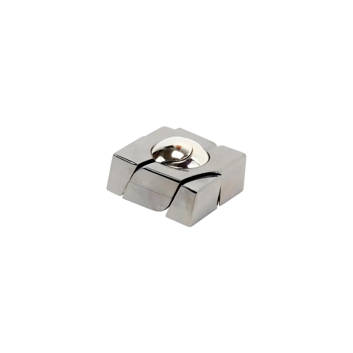 Bepuzzled Marble Hanayama Metal Brainteaser Puzzle Level 4 | 113g (4 oz) - view 2
