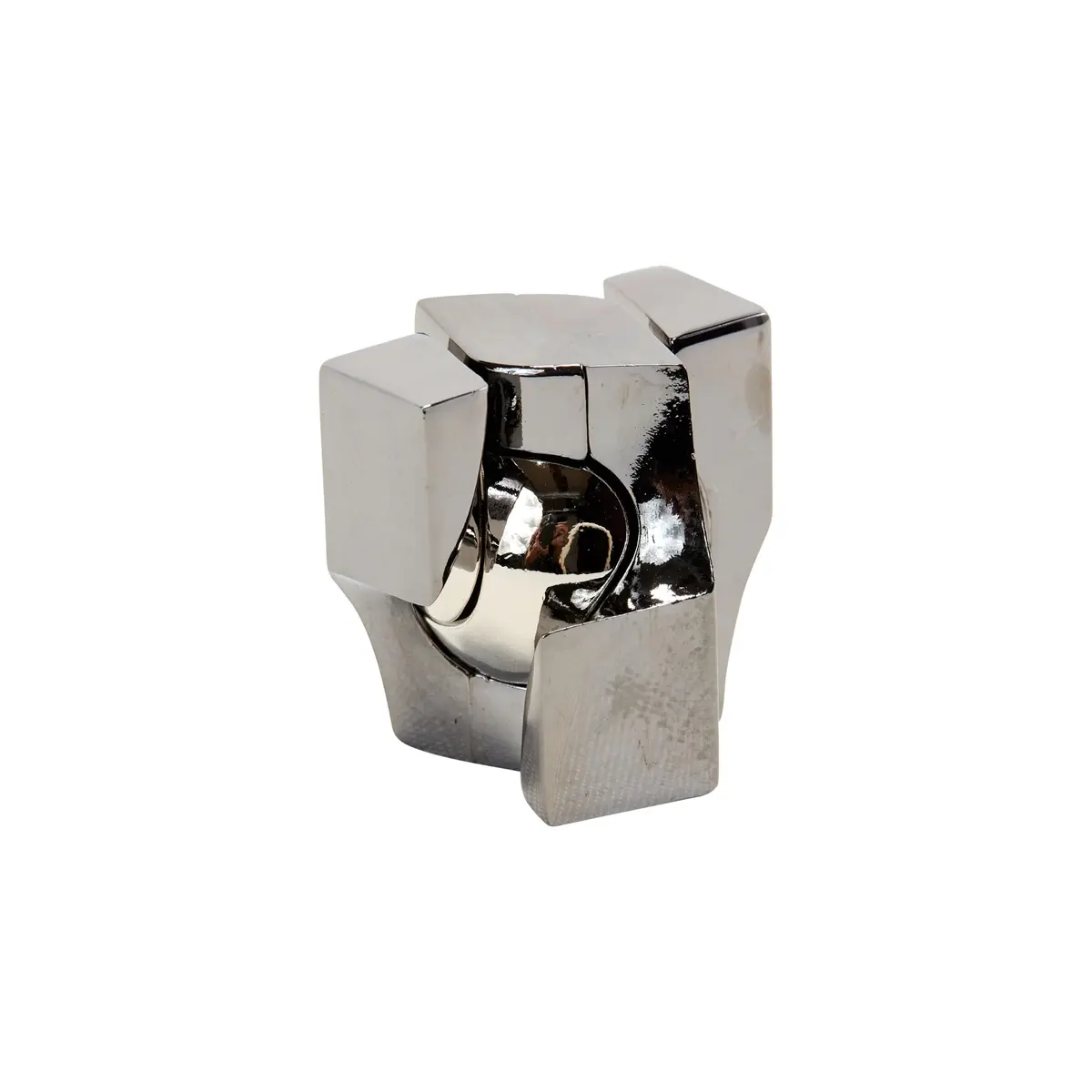 Bepuzzled Marble Hanayama Metal Brainteaser Puzzle Level 4 | 113g (4 oz) - view 3