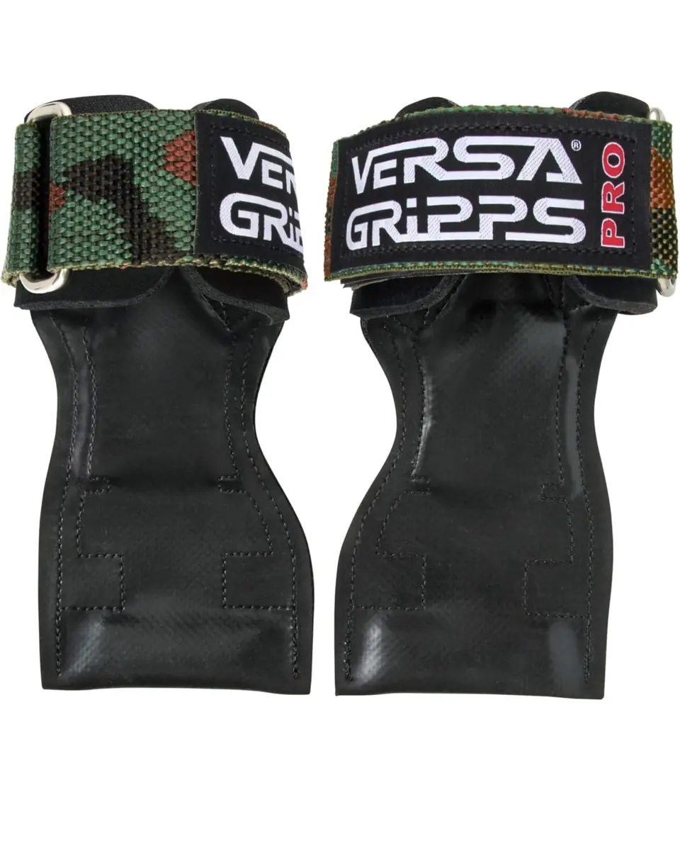 Versa Gripps PRO Wrist Straps for Weightlifting, XS Camo | USA-Made Grip Support for Serious Athletes - main product image