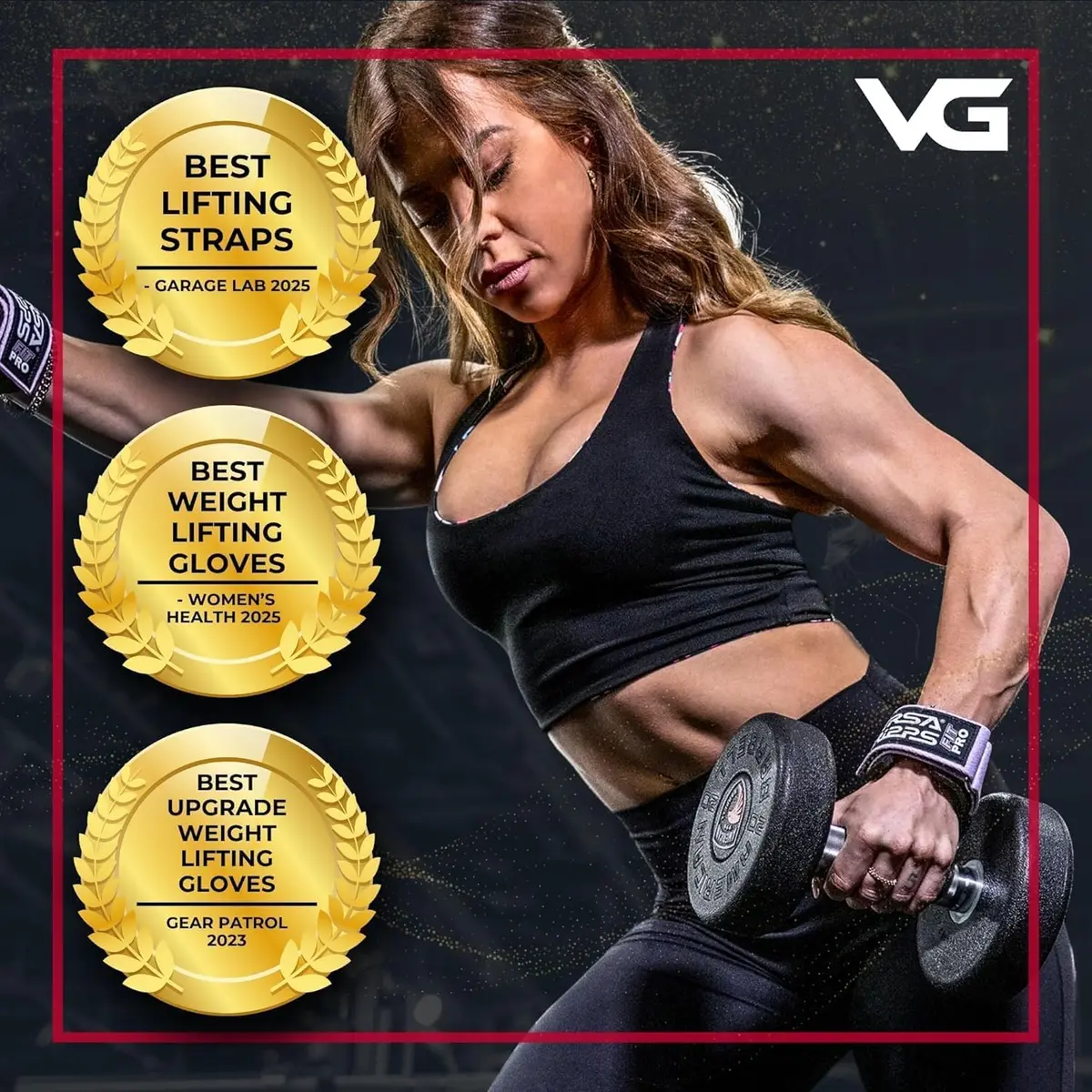 Versa Gripps PRO Wrist Straps for Weightlifting, XS Camo | USA-Made Grip Support for Serious Athletes - view 5
