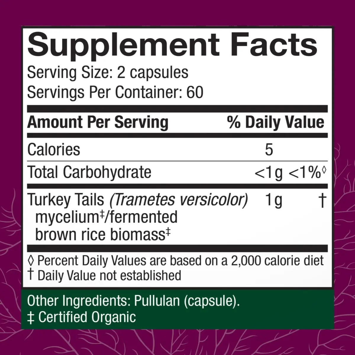 Host Defense Turkey Tail Capsules 120 Count | Digestive Health & Immune Response Support - view 2