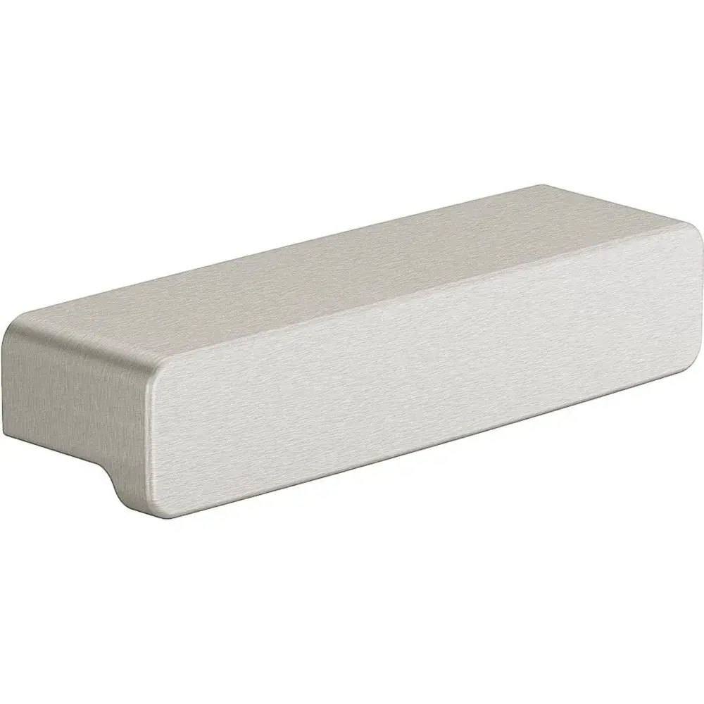 Moen 90 Degree Cabinet Pull Brushed Nickel 9.1 cm (3.54 in) | Modern Minimalist Hardware - main product image