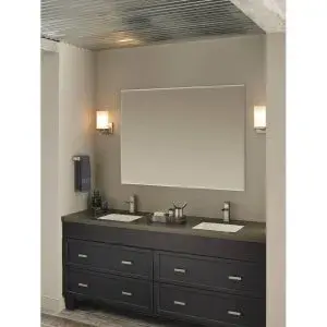 Moen 90 Degree Cabinet Pull Brushed Nickel 9.1 cm (3.54 in) | Modern Minimalist Hardware - view 3