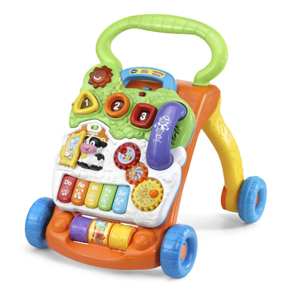 VTech Sit-to-Stand Learning Walker Orange | Activity Walker with Piano, Lights & Sounds - main product image