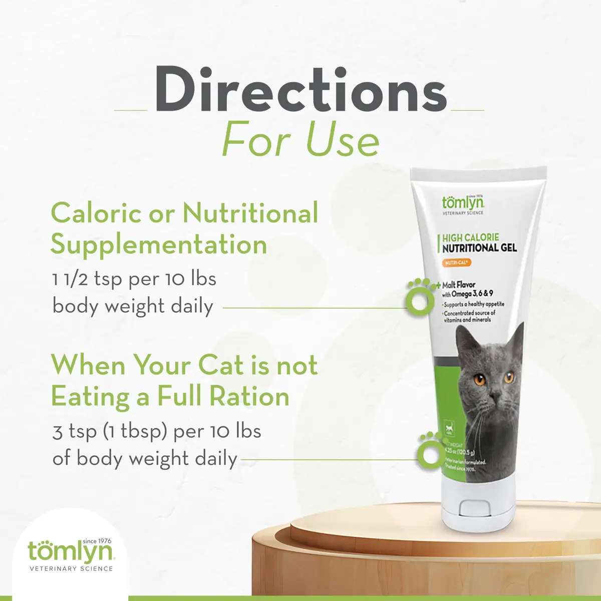 Tomlyn Nutri-Cal High Calorie Gel for Cats | Adult Cat | 4.25 oz (Pack of 2) | Supports Weight Gain & Energy - view 5