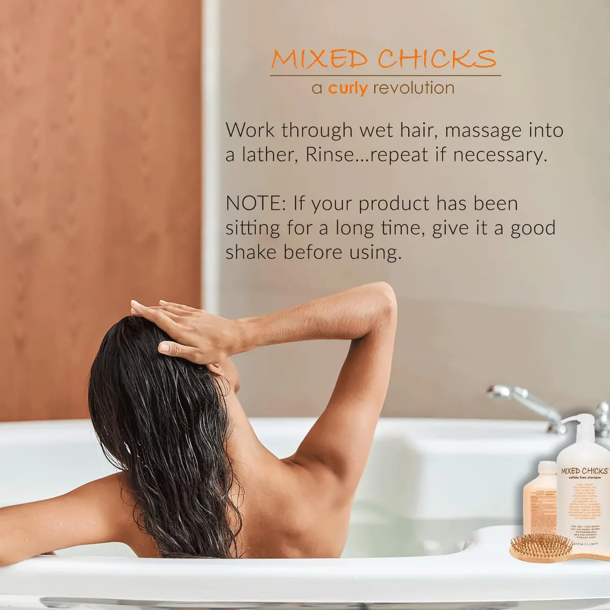 Mixed Chicks Sulfate-Free Shampoo for Colored & Chemically Treated Hair | Gentle Cleanser for Curly, Wavy & Straight Hair, 10 Fl Oz - view 6