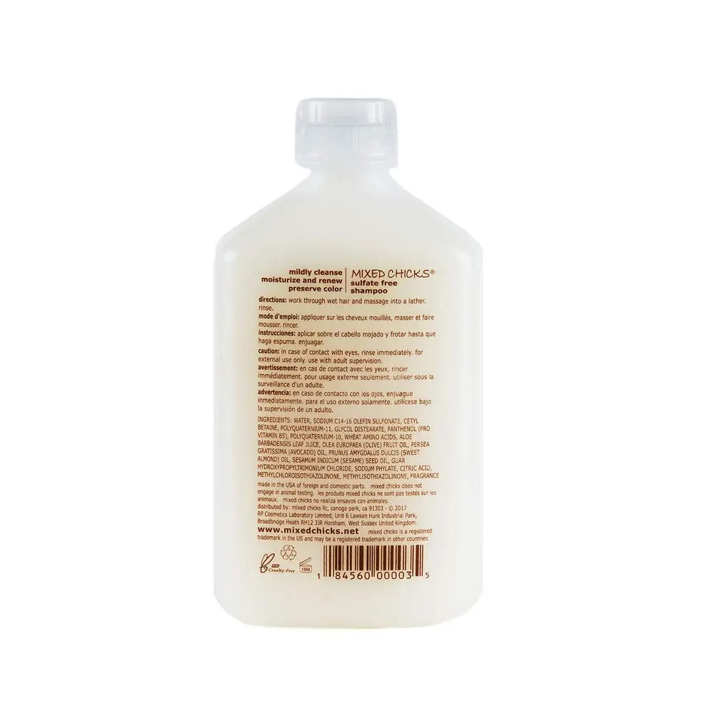 Mixed Chicks Sulfate-Free Shampoo for Colored & Chemically Treated Hair | Gentle Cleanser for Curly, Wavy & Straight Hair, 10 Fl Oz - view 2