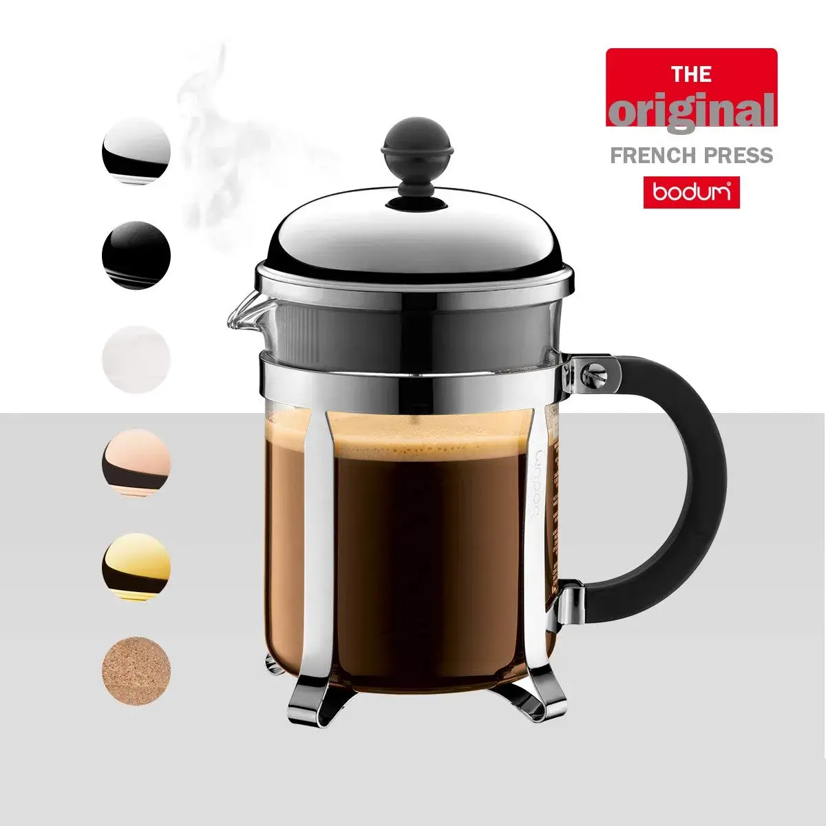 Bodum Chambord French Press Coffee Maker 473ml (17 oz) | Classic Gold Finish - view 2