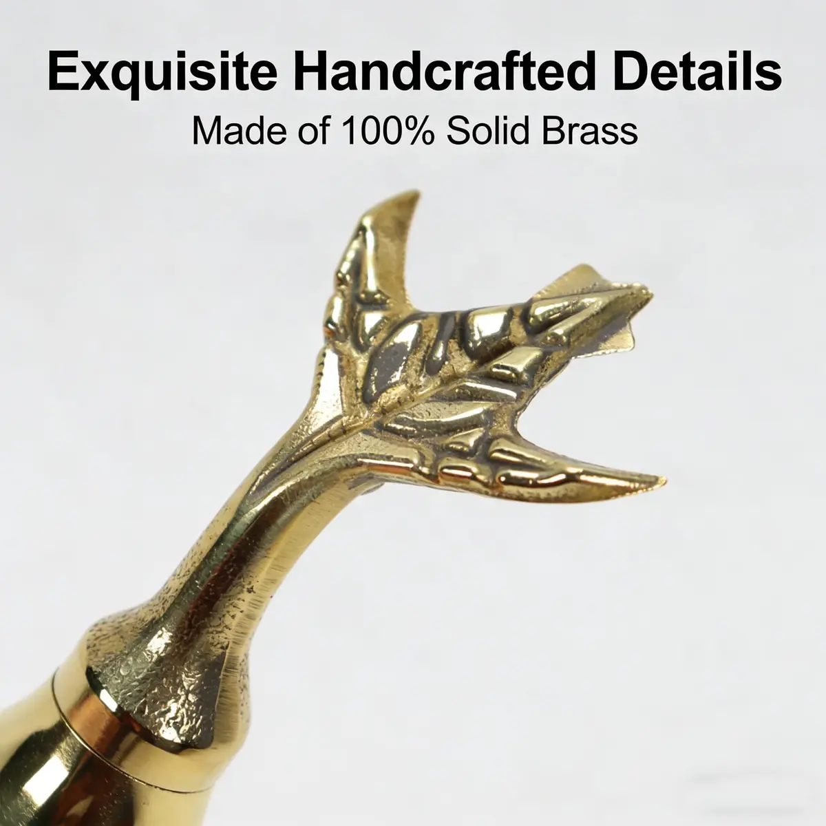 EDOBLUE Feng Shui Brass Wu Lou Gourd 4" | Good luck & longevity talisman for home & office - view 3