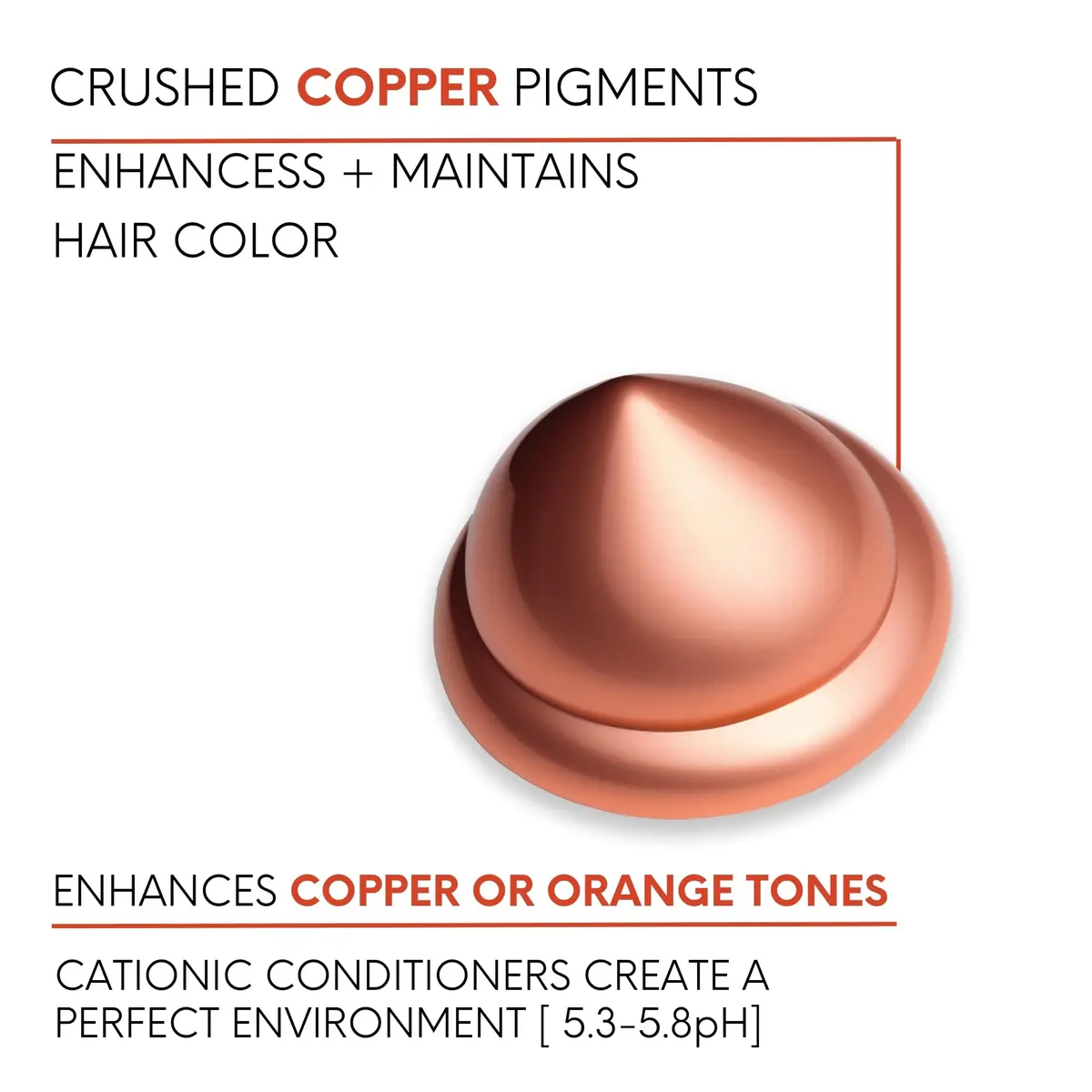 Watercolors Color Depositing Hair Dye Shampoo Liquid Copper 8 Fl Oz | Vibrant Color & Shine - view 5