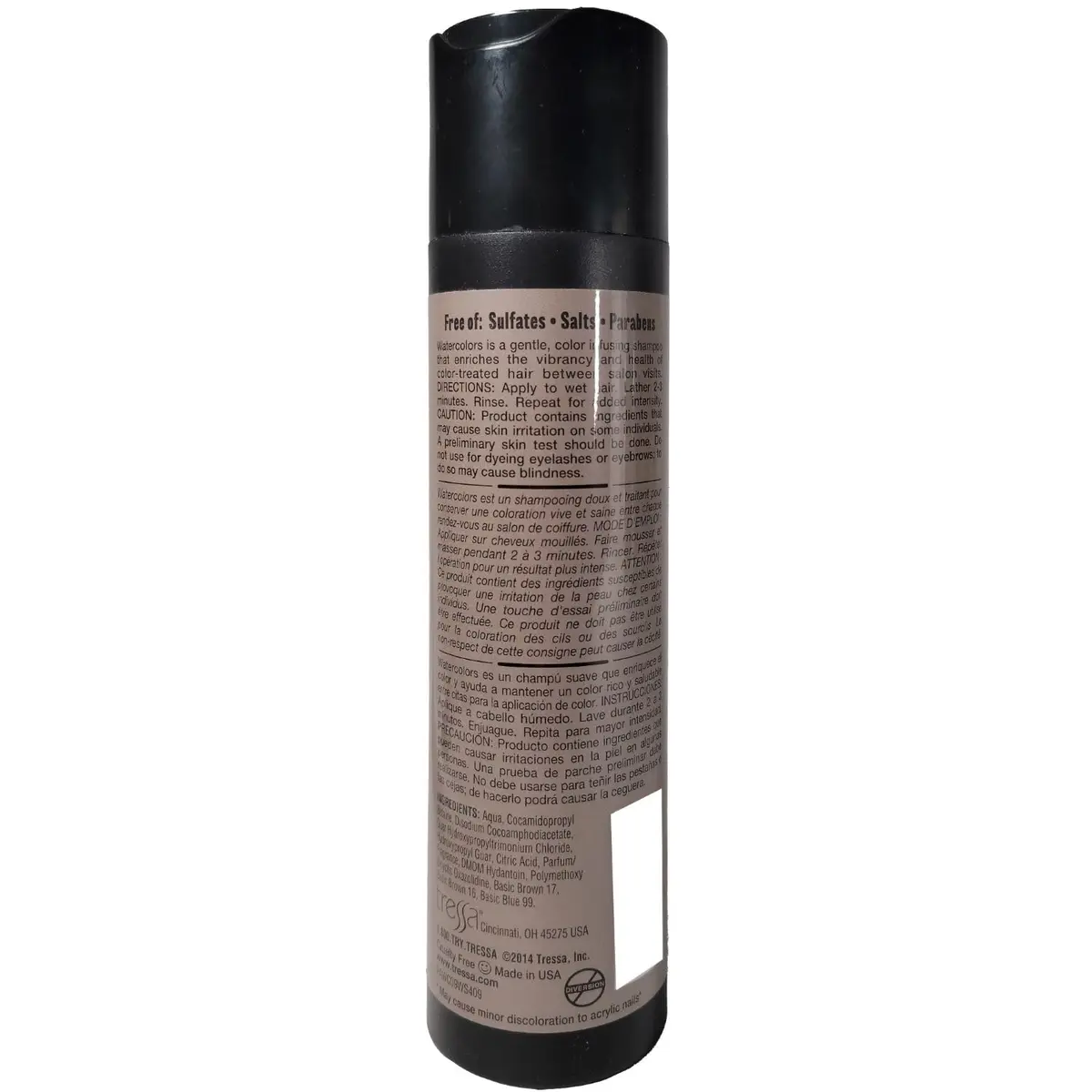 Watercolors Color Depositing Hair Dye Shampoo, Mocha Drench, 8 Fl Oz | Vibrant Color & Responsible Beauty - view 7