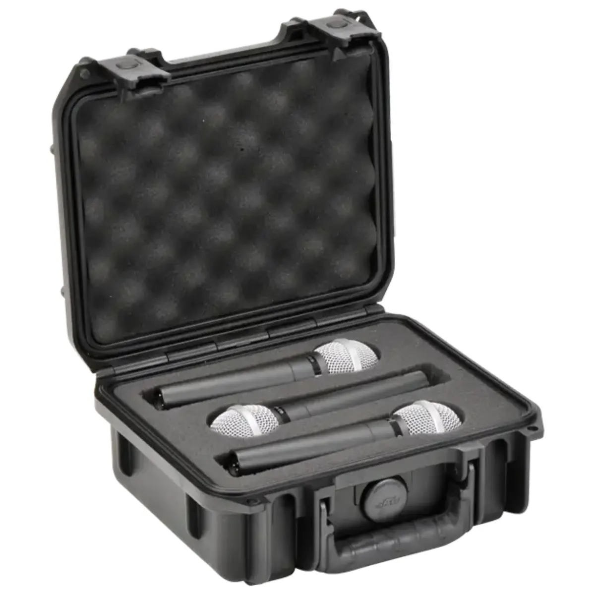 SKB iSeries Waterproof Microphone Hard Case with 3-Slot Foam Interior | Protects Mics Up to 8.5-inch Long - main product image