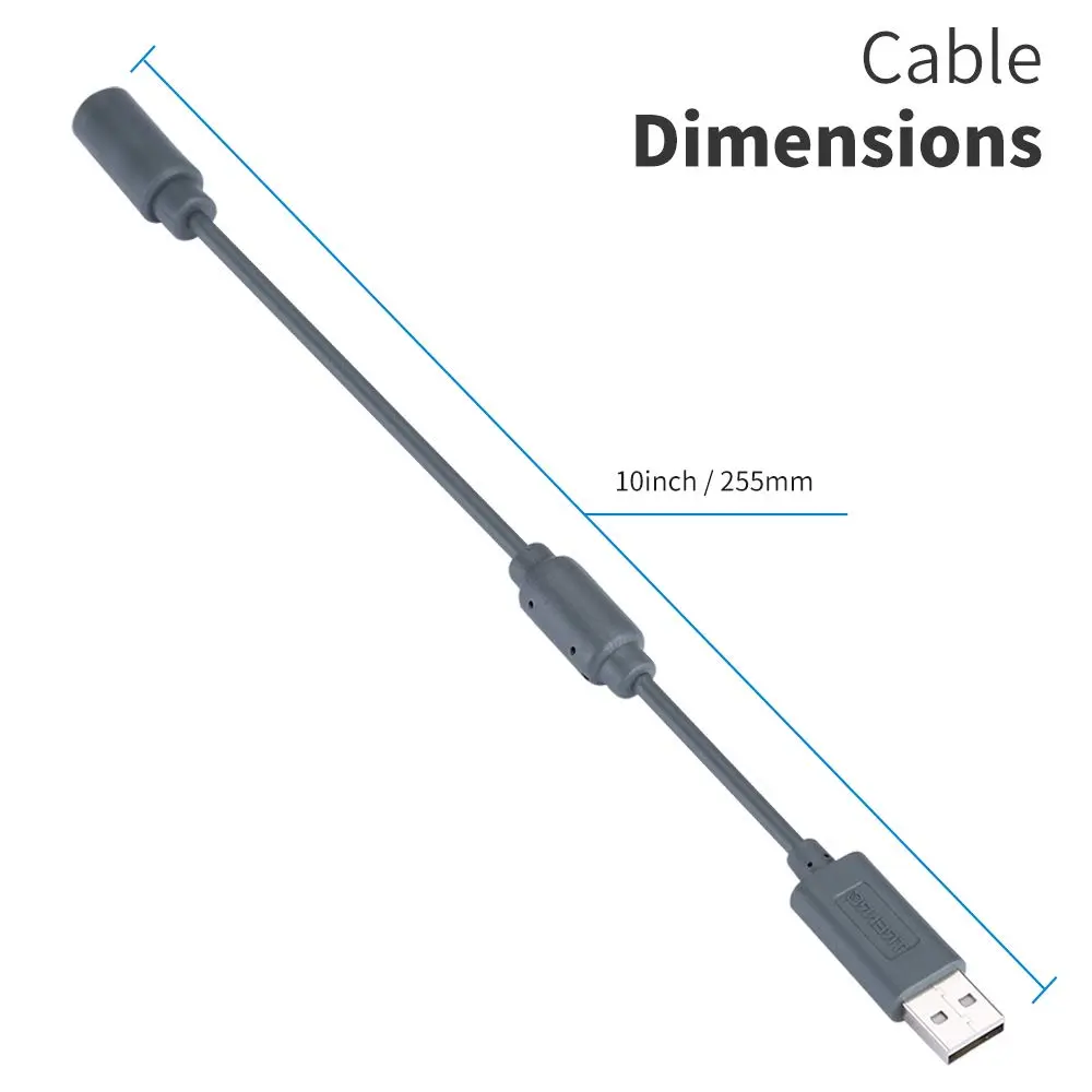 Trenro USB Breakaway Cable for Xbox 360 9 inch | Protects Controller & Console - view 4