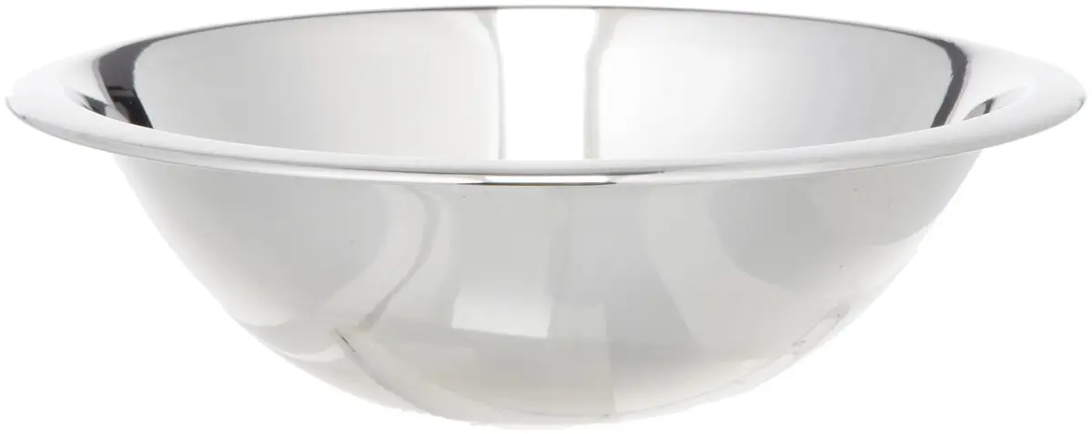 EXCELSTEEL 1-Quart Wide Rimmed Stainless Steel Mixing Bowl | Durable, Easy-Clean Kitchen Essential - main product image