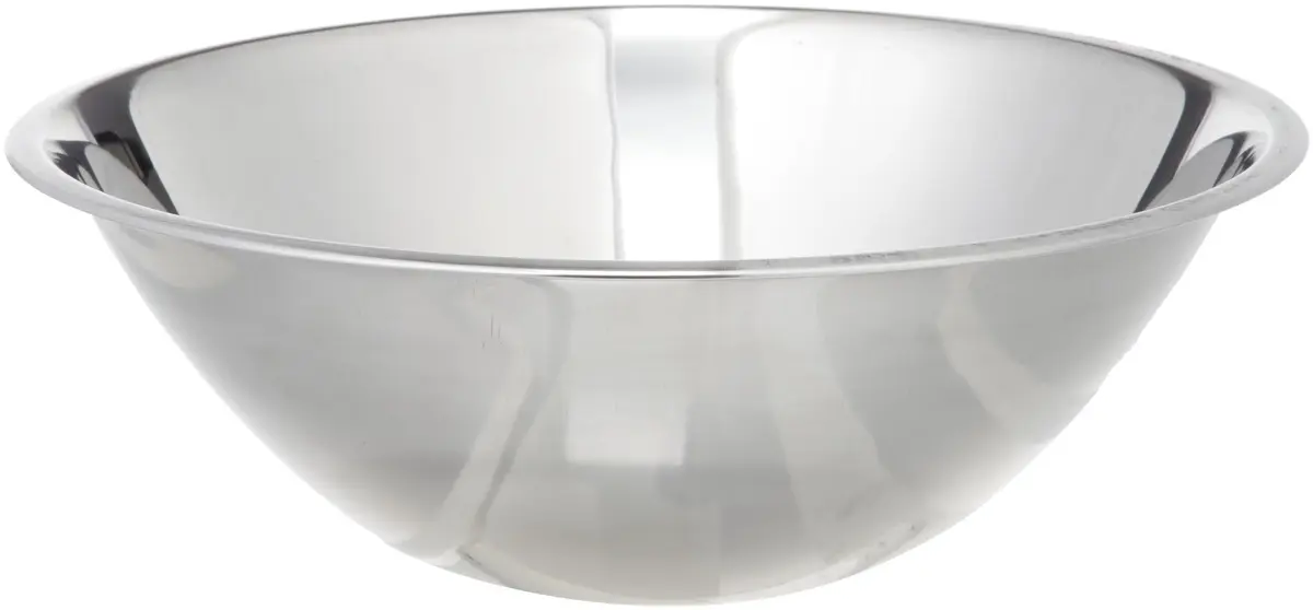 EXCELSTEEL 4.25-Quart Wide Rimmed Stainless Steel Mixing Bowl | Durable, Easy-Clean Kitchen Essential - main product image