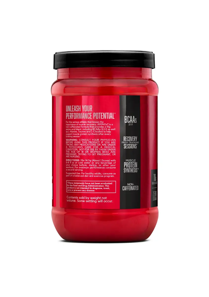 BSN Amino X Recovery Powder with BCAAs, Zero Sugar, Blue Raz, 30 Servings | Supports Muscle Recovery & Endurance - view 8