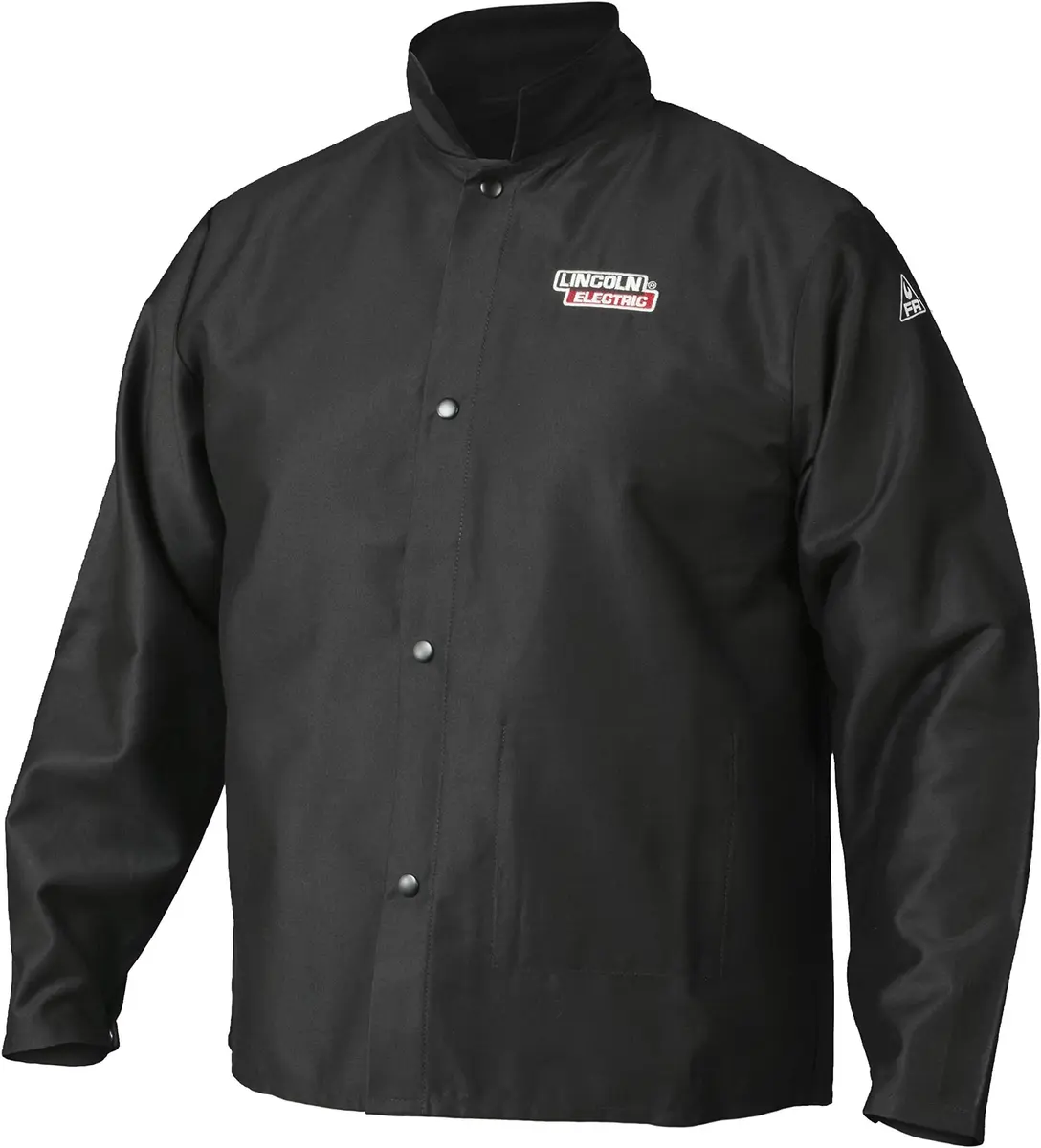 Lincoln Electric unisex adult Traditional FR Cloth Jacket, Black, 3X-Large US | Flame retardant safety wear - main product image