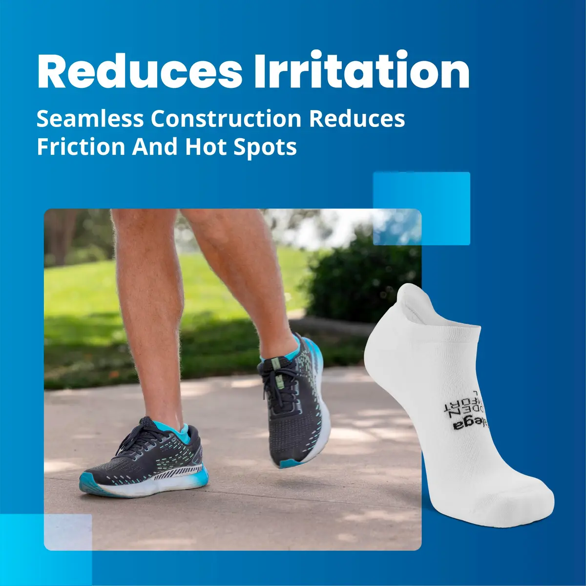 Balega Hidden Comfort No Show Athletic Socks Large | Moisture-Wicking, Impact-Resistant Comfort (70-120 chars) - view 5