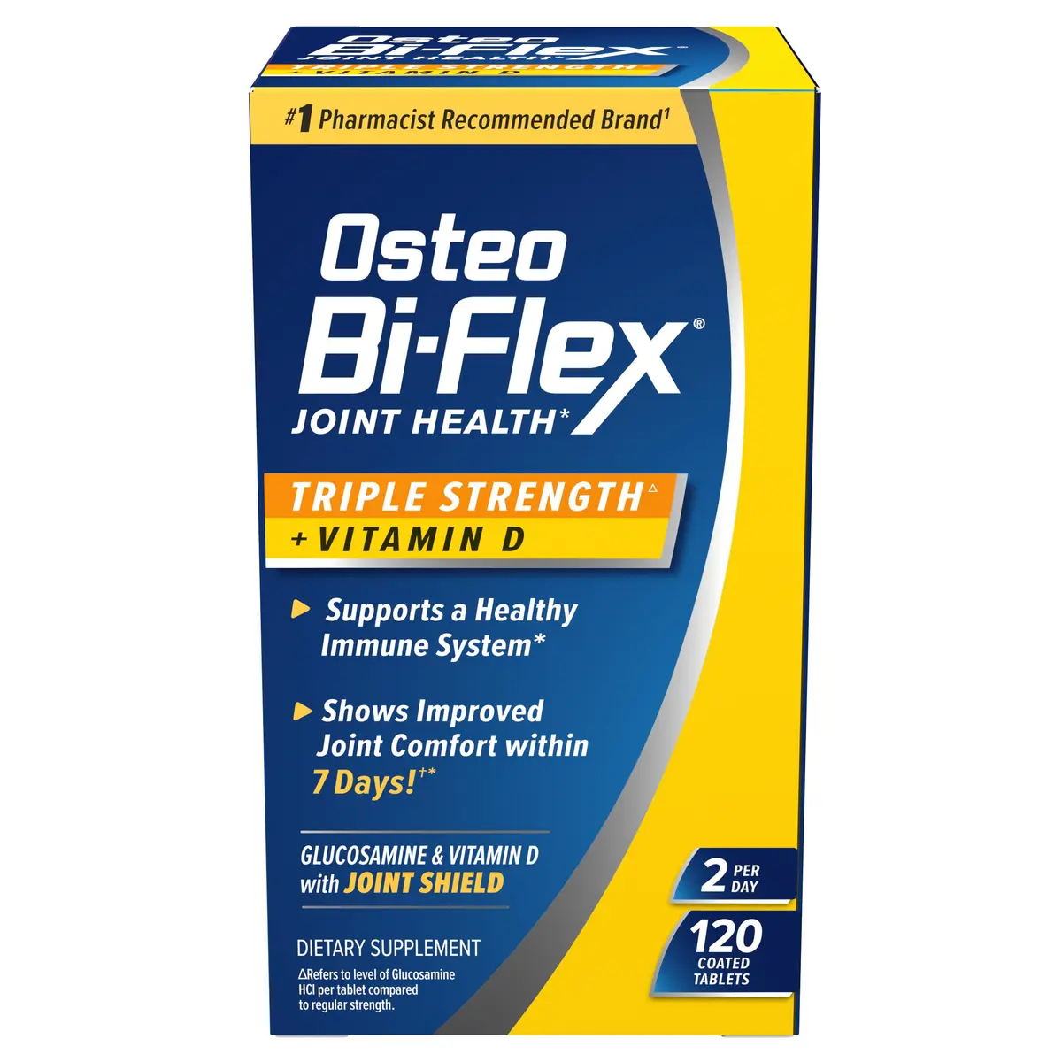 Osteo Bi-Flex Triple Strength Glucosamine Chondroitin Supplement, 120 Ct | Supports Joint Comfort & Mobility - main product image