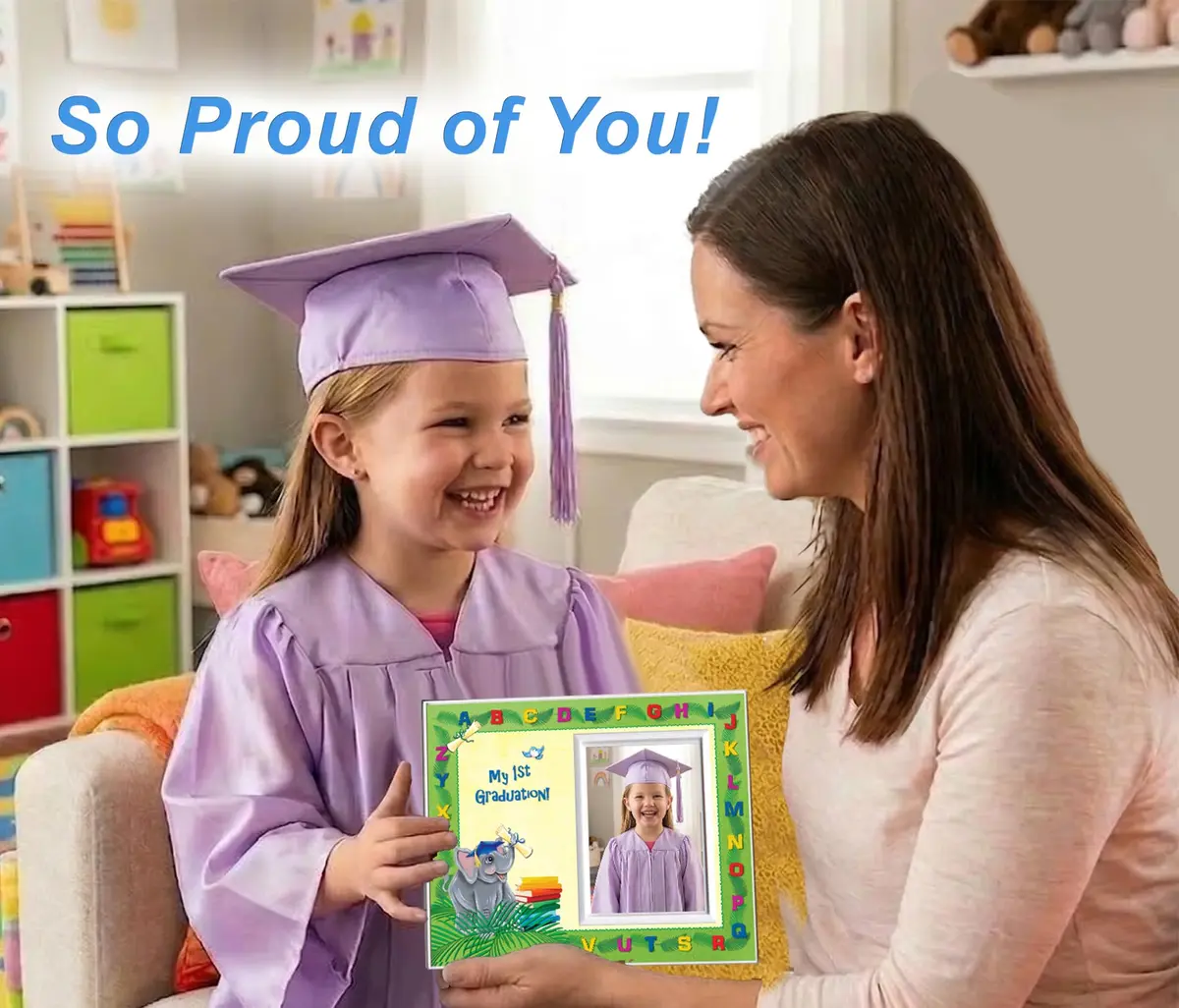 Expressly Yours! Photo Expressions Kindergarten Graduation Picture Frame | Colorful & Fun | Holds 3.5 x 5 Photo | First Keepsake Gift - view 5