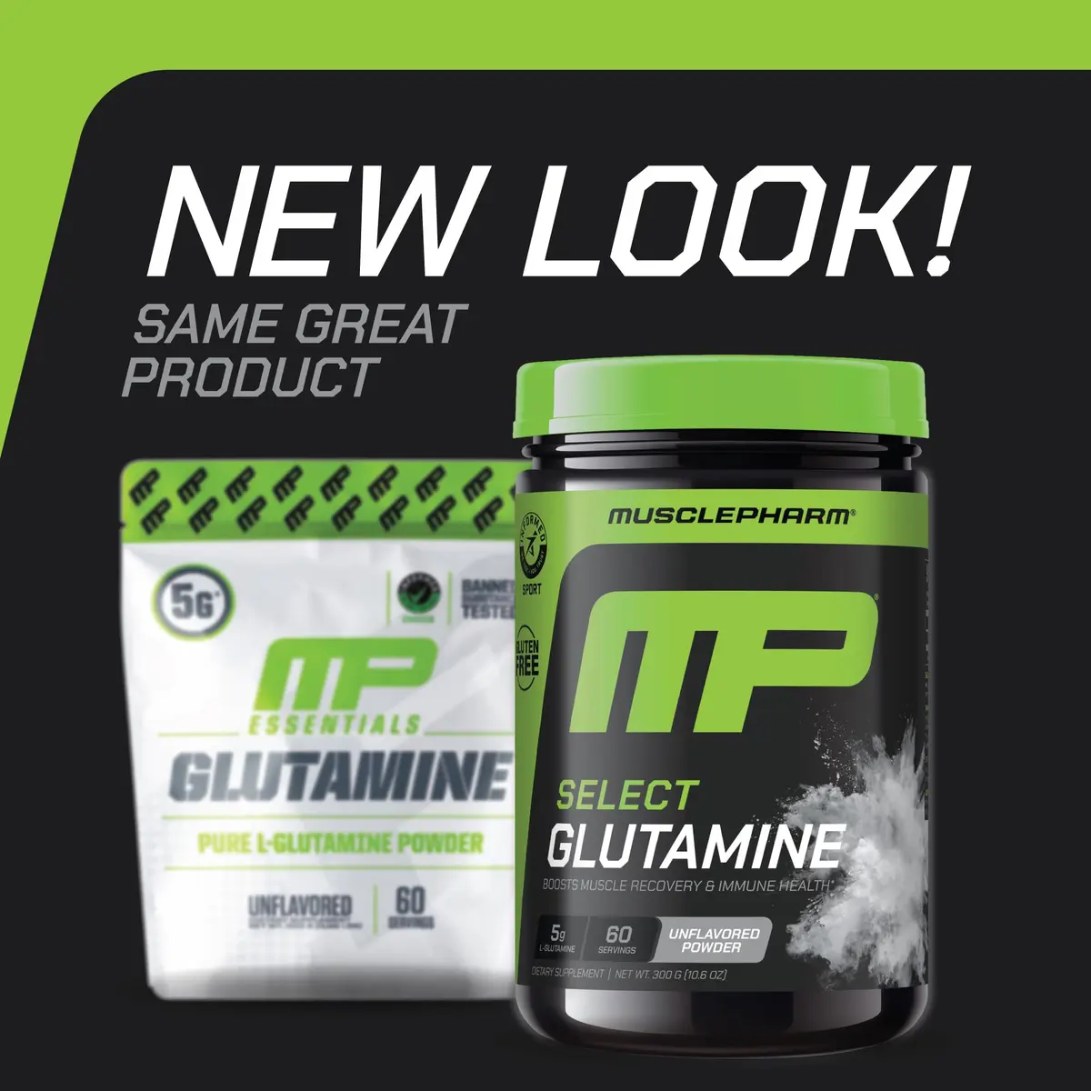 Muscle Pharm Select Glutamine | 60 Servings Unflavored Powder for Muscle Recovery & Gut Health - view 2