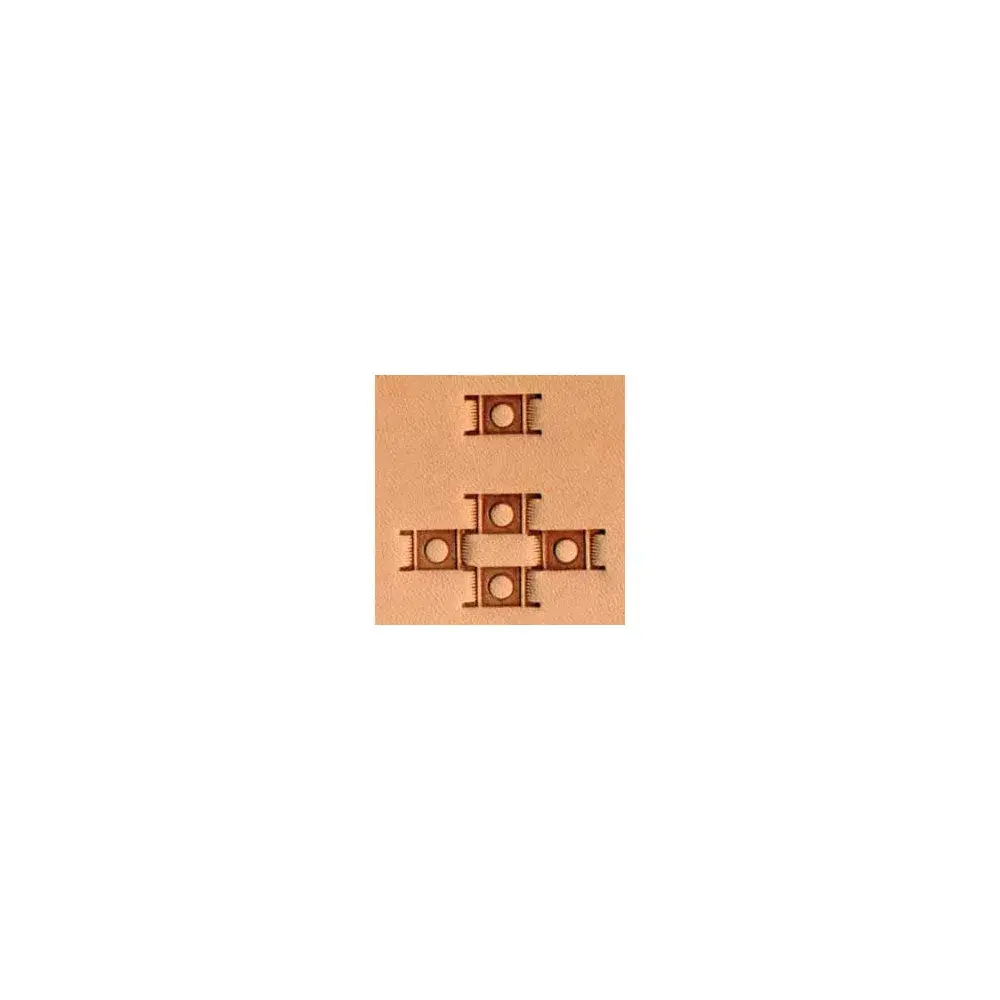 Tandy Leather Craftool Basketweave Stamp 6595-00 | Precision Leather Stamping Tool - main product image