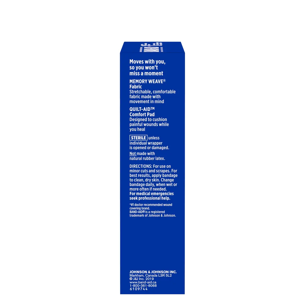 Band-Aid Flexible Fabric Adhesive Bandages Extra Large 10 Pack | Comfort & Flexibility for Minor Wounds - view 7