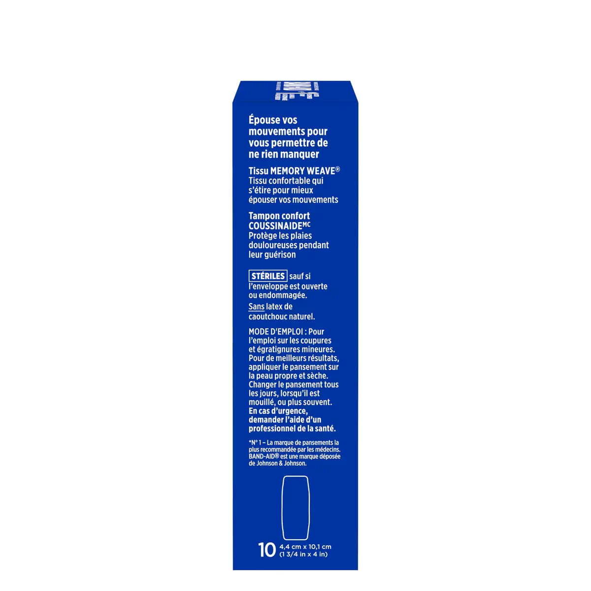 Band-Aid Flexible Fabric Adhesive Bandages Extra Large 10 Pack | Comfort & Flexibility for Minor Wounds - view 8