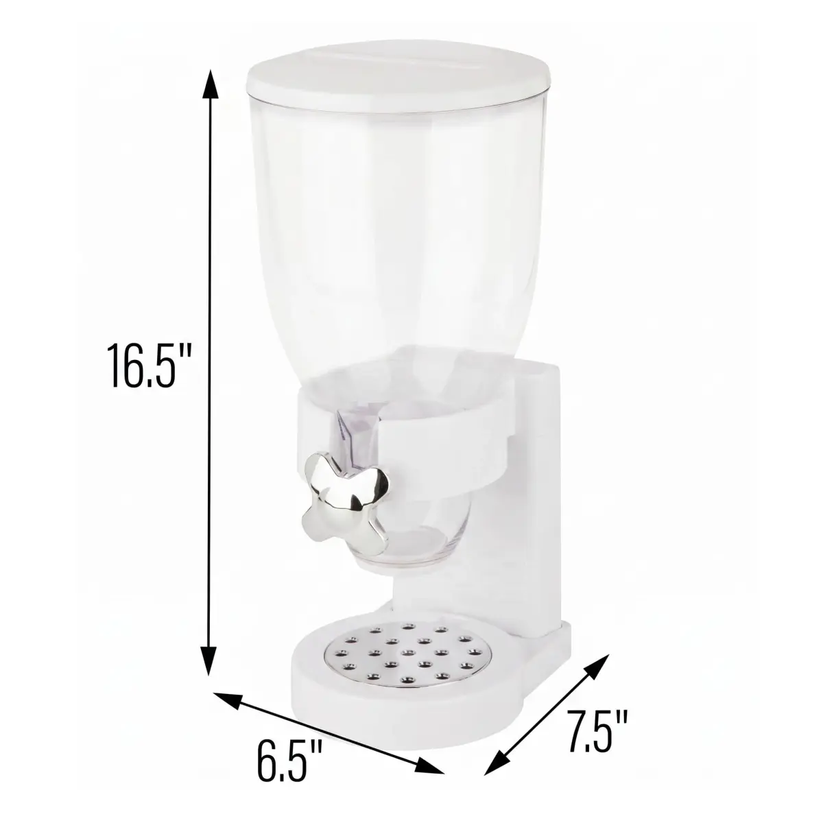 ZevrO Indispensable Single Dry Food Dispenser 500ml (17.5 oz) | Portion Control Airtight BPA-Free Food Storage - view 8