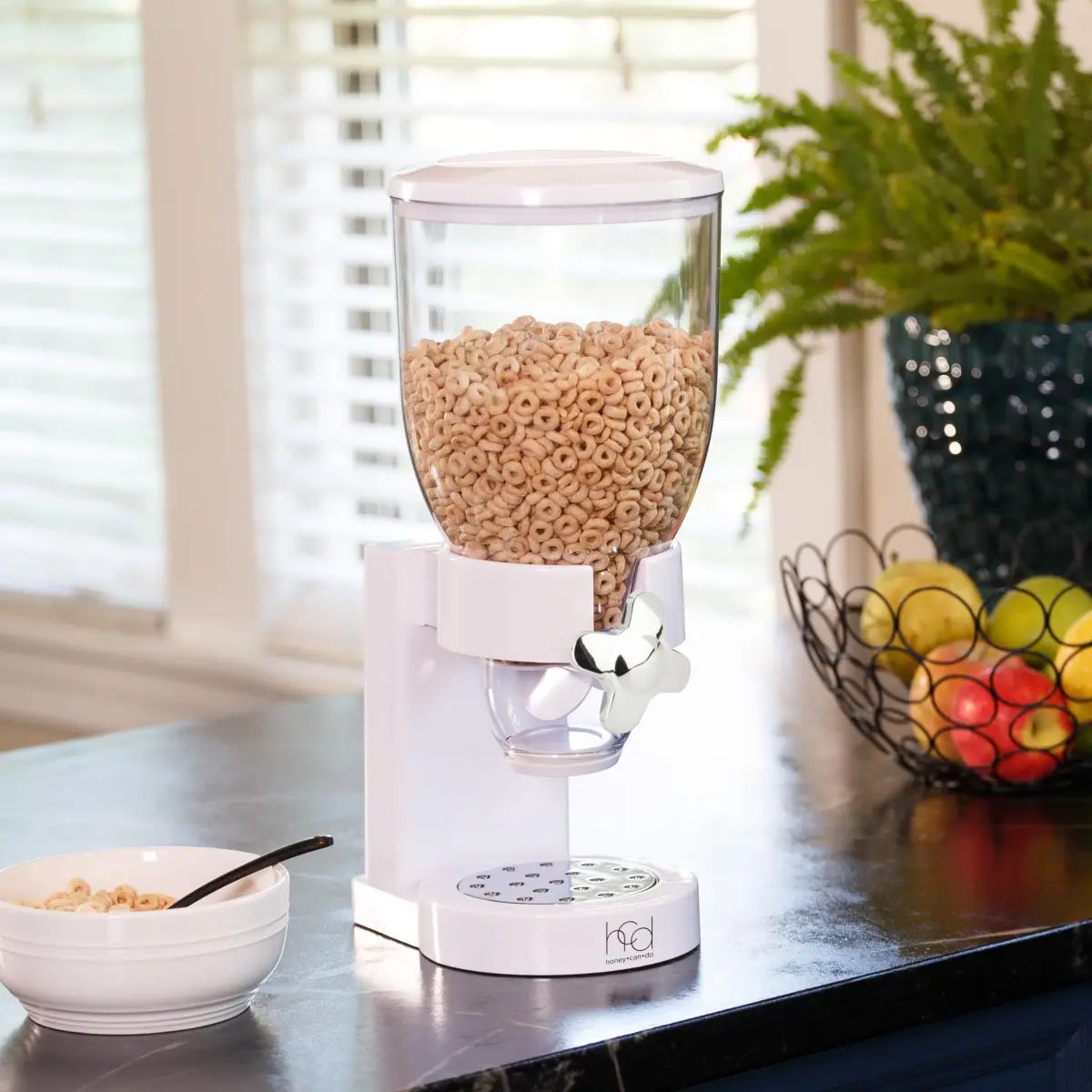 ZevrO Indispensable Single Dry Food Dispenser 500ml (17.5 oz) | Portion Control Airtight BPA-Free Food Storage - view 2