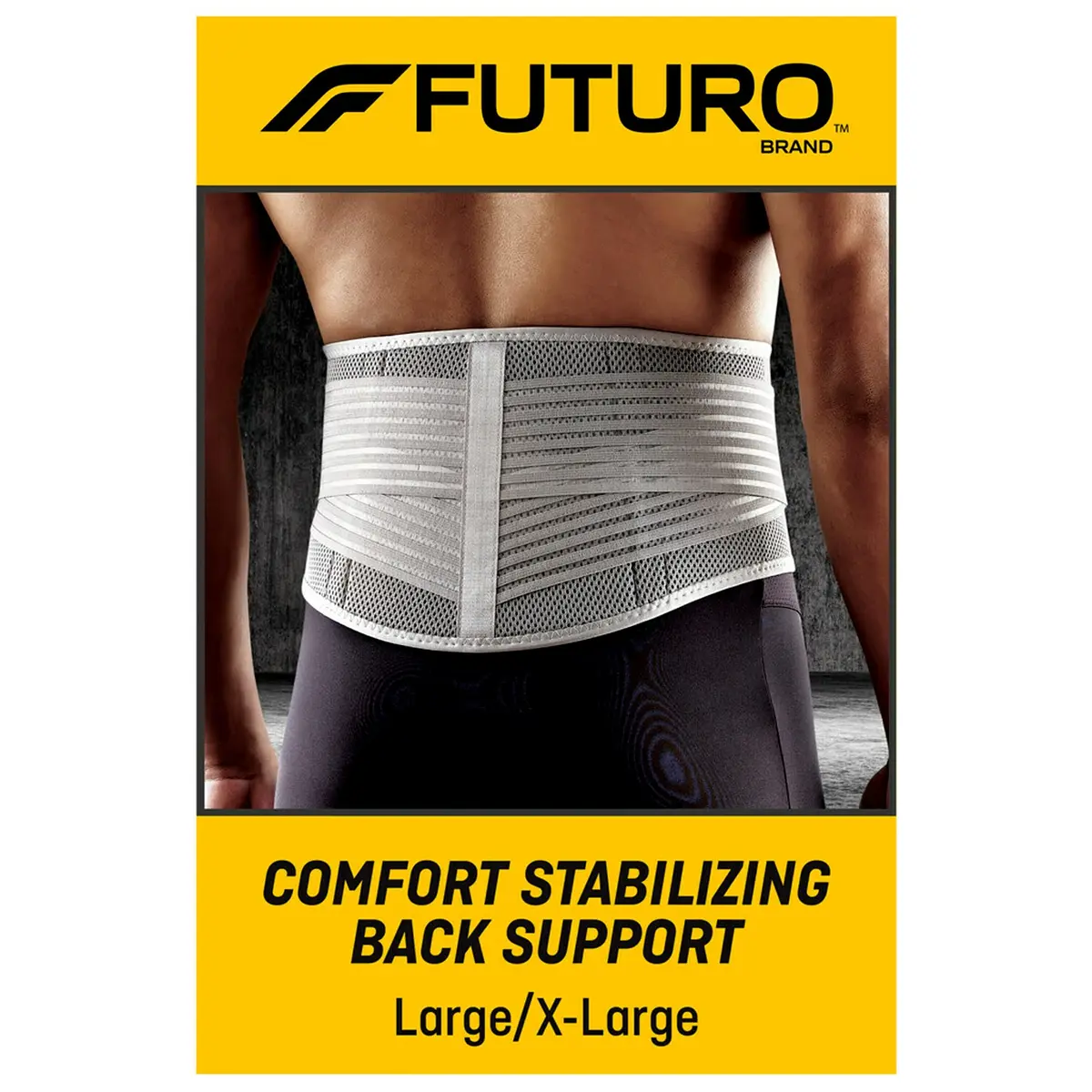 FUTURO Comfort Stabilizing Back Support, L/XL | Adjustable Support for Back Soreness & Strains - view 2