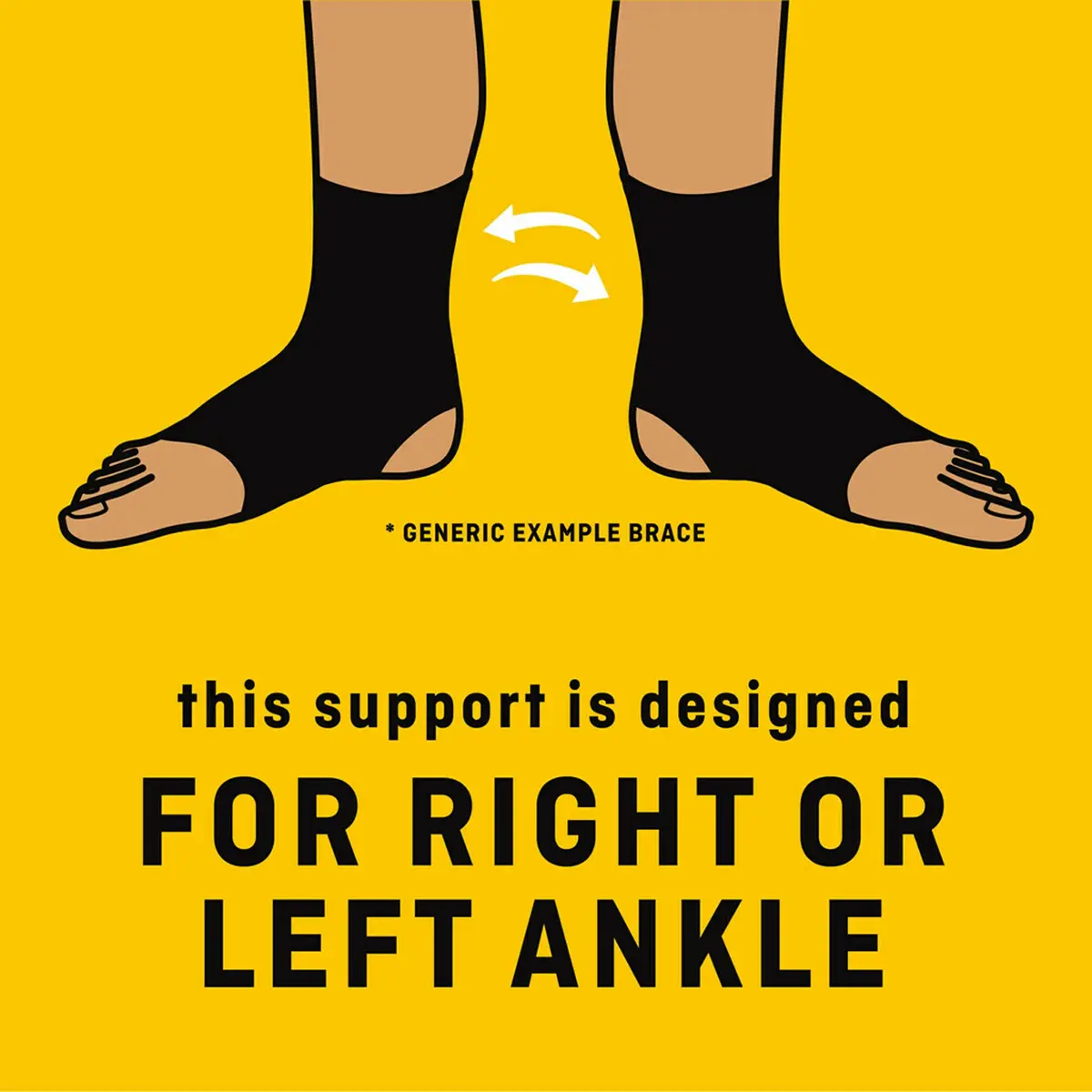 Futuro Performance Comfort Ankle Support, Adjustable Black | Moderate Support & Breathable Materials - view 5