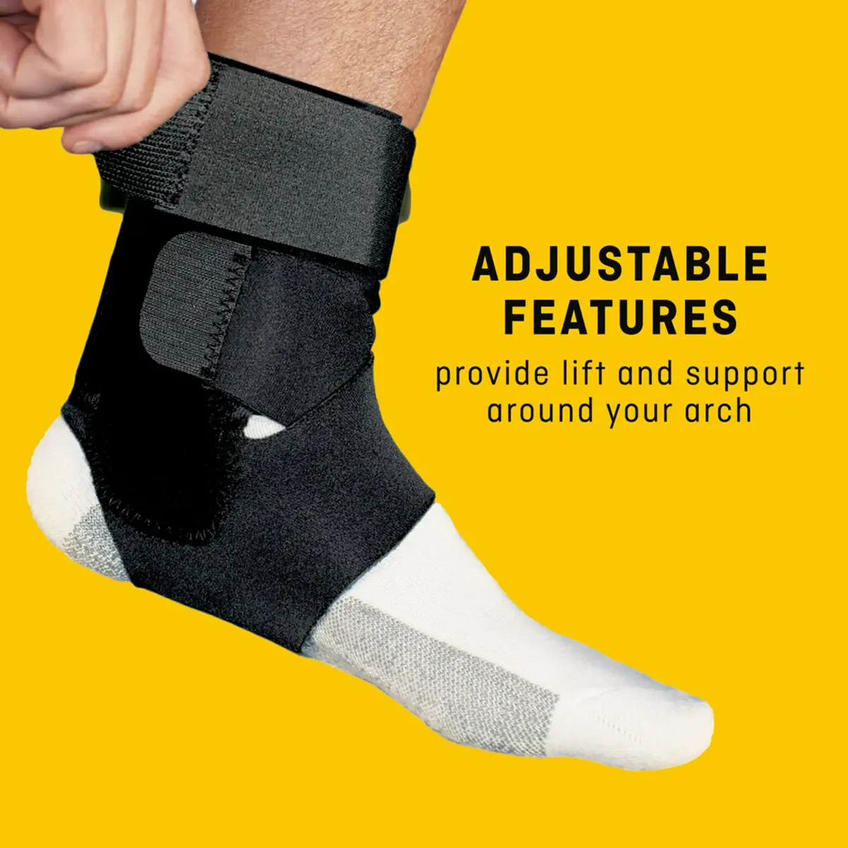 Futuro Sport Deluxe Black Ankle Stabilizer with Hook and Loop Strap, 0.11 kg (0.227 lb) | FDA Approved Professional Healthcare - view 5